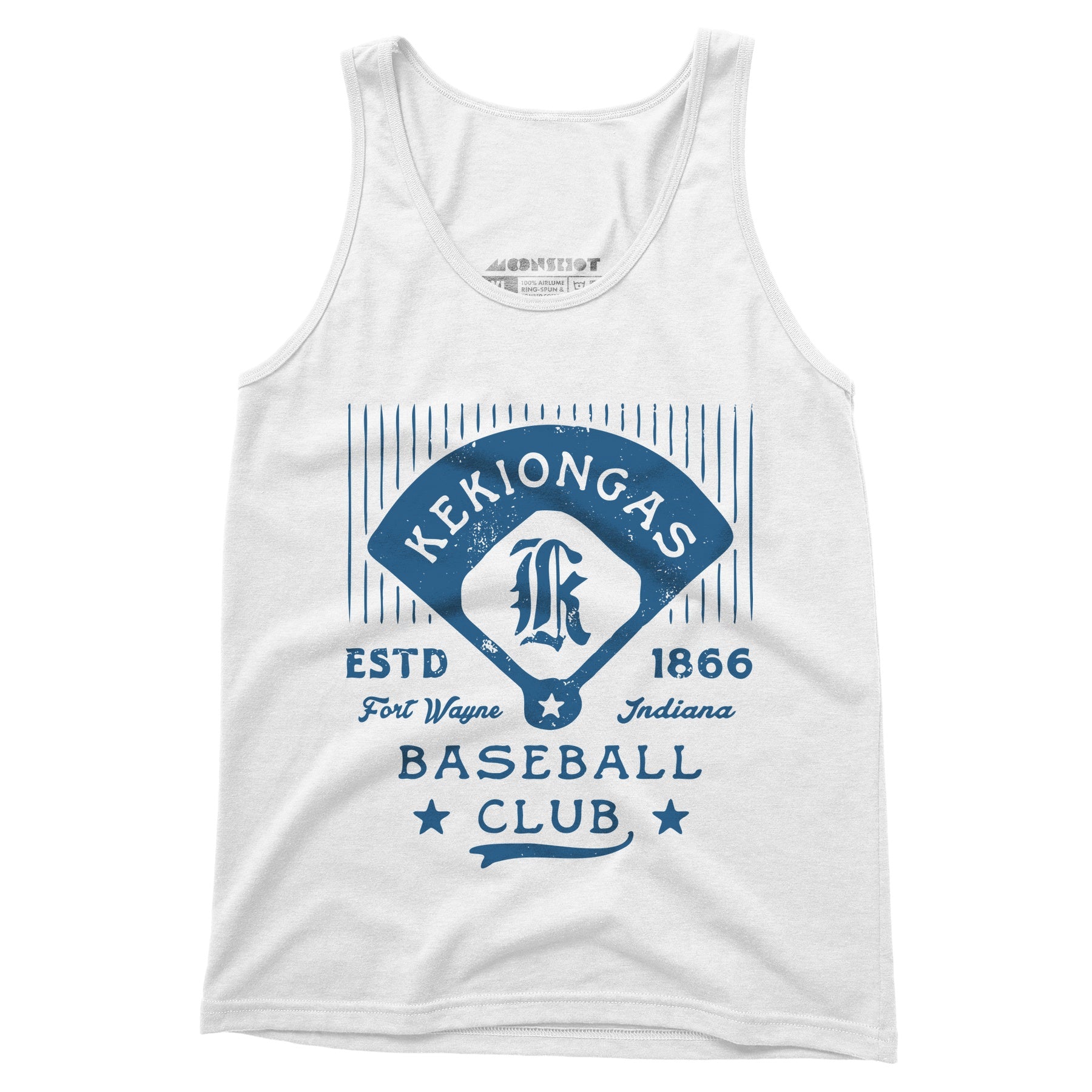 Fort Wayne Kekiongas - Indiana - Vintage Defunct Baseball Teams - Unisex Tank Top