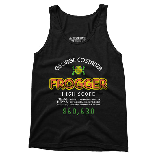 George Costanza Frogger High Score - Mario's Pizza - Unisex Tank Top