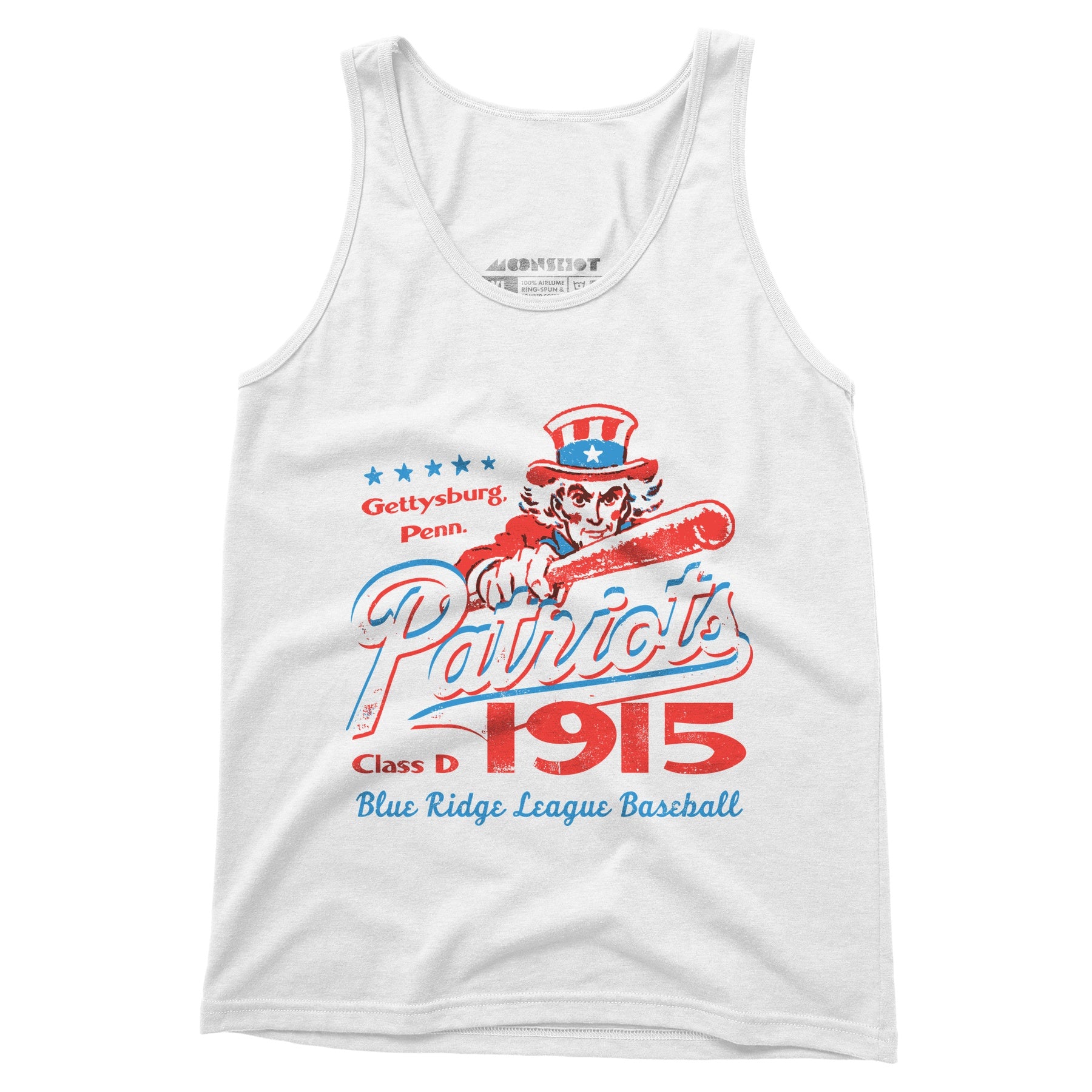 Gettysburg Patriots - Pennsylvania - Vintage Defunct Baseball Teams - Unisex Tank Top