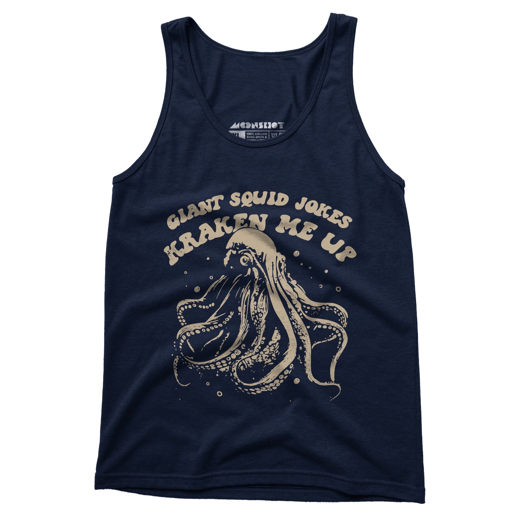 Giant Squid Jokes Kraken Me Up - Unisex Tank Top