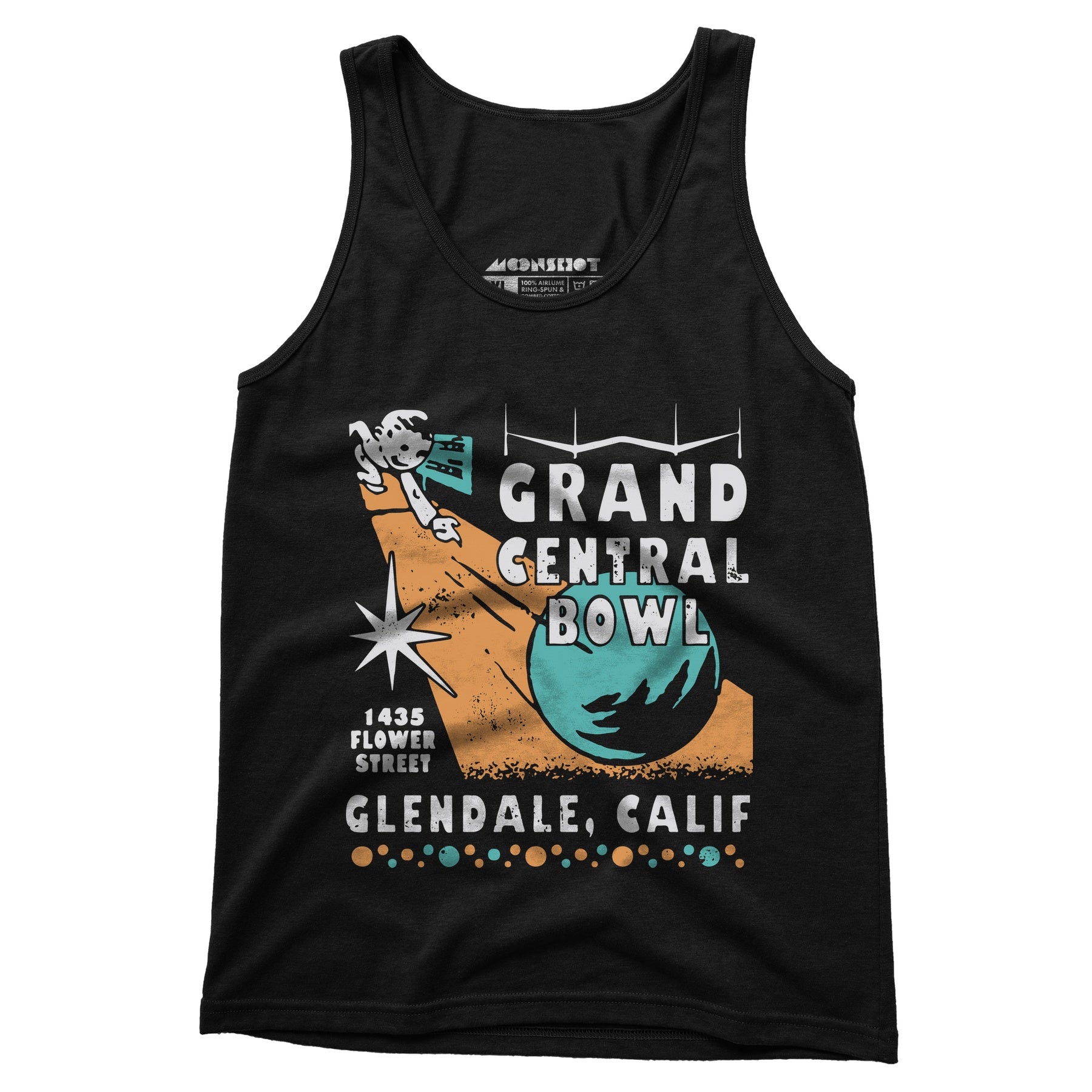 Grand Central Bowl - Glendale, CA - Vintage Bowling Alley - Unisex Tank Top