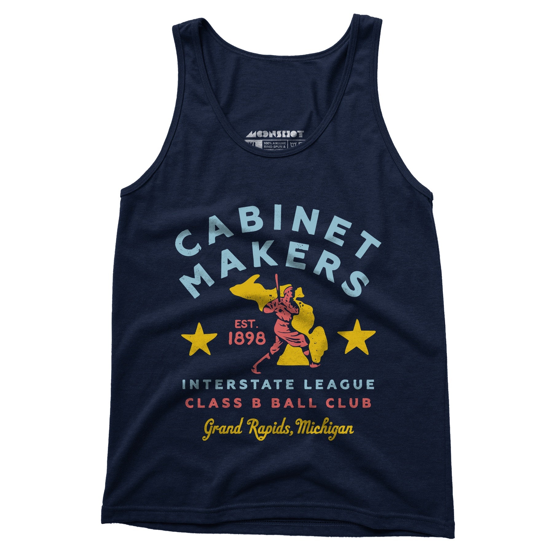 Grand Rapids Cabinet Makers - Michigan - Vintage Defunct Baseball Teams - Unisex Tank Top