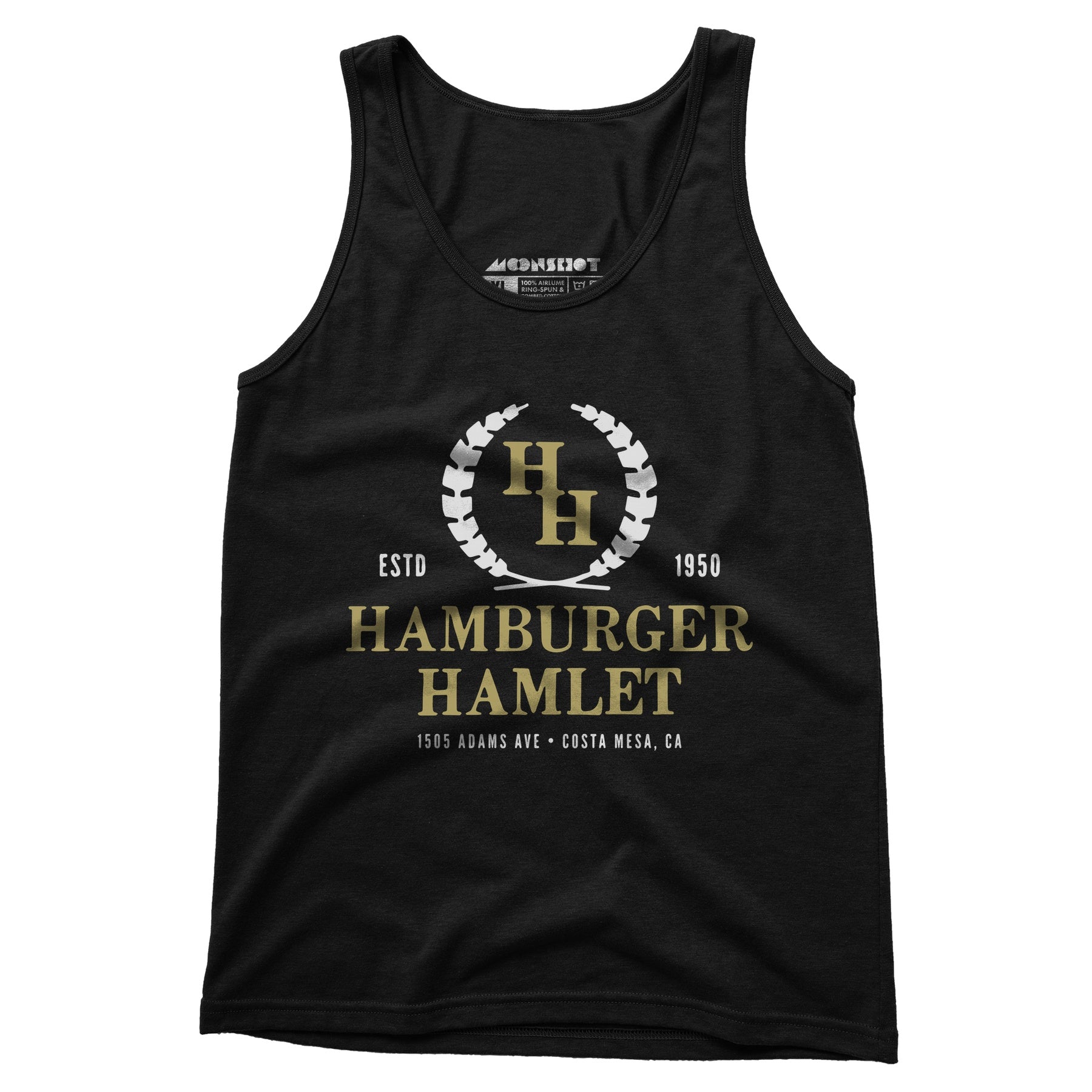 Hamburger Hamlet - Costa Mesa, CA - Vintage Restaurant - Unisex Tank Top