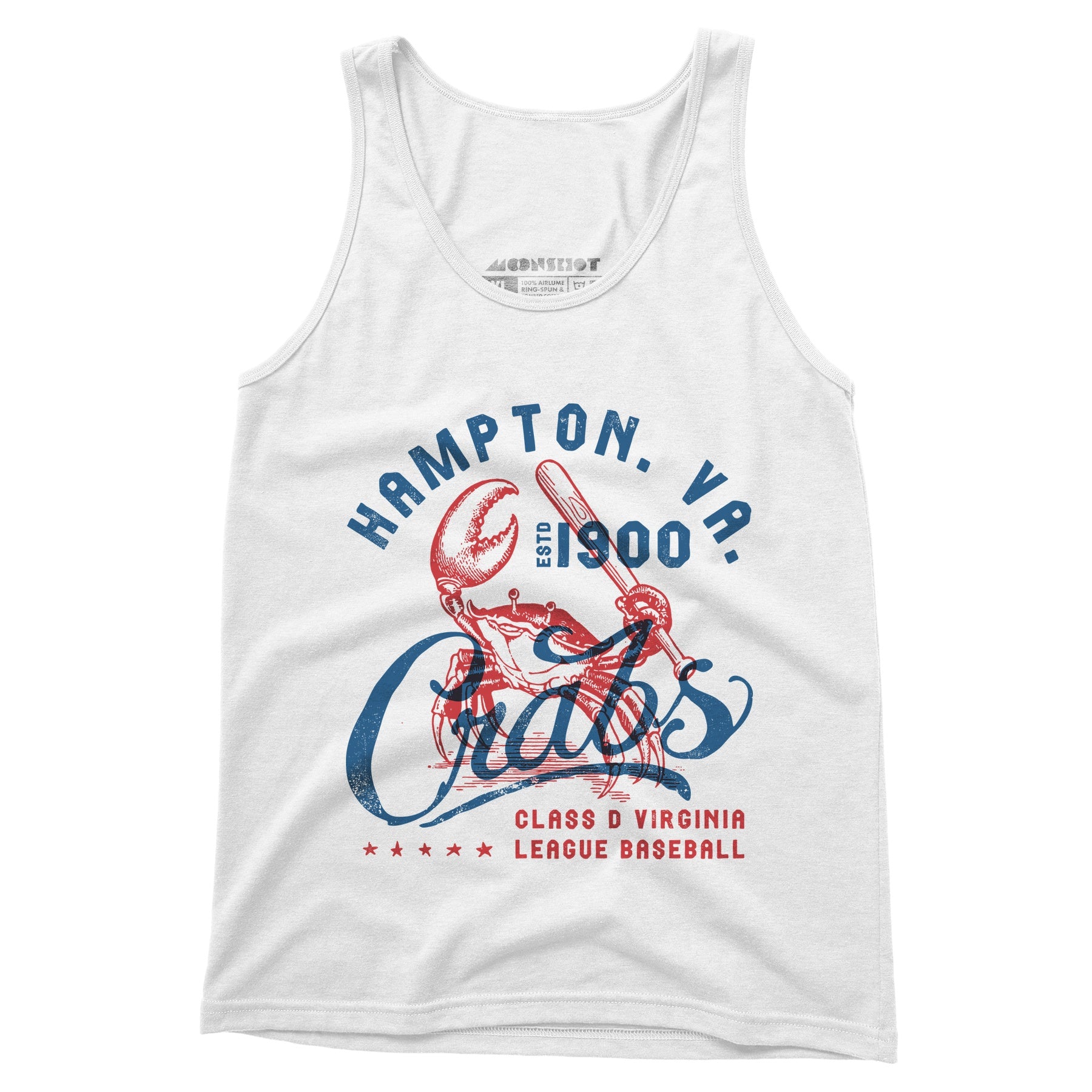 Hampton Crabs - Virginia - Vintage Defunct Baseball Teams - Unisex Tank Top