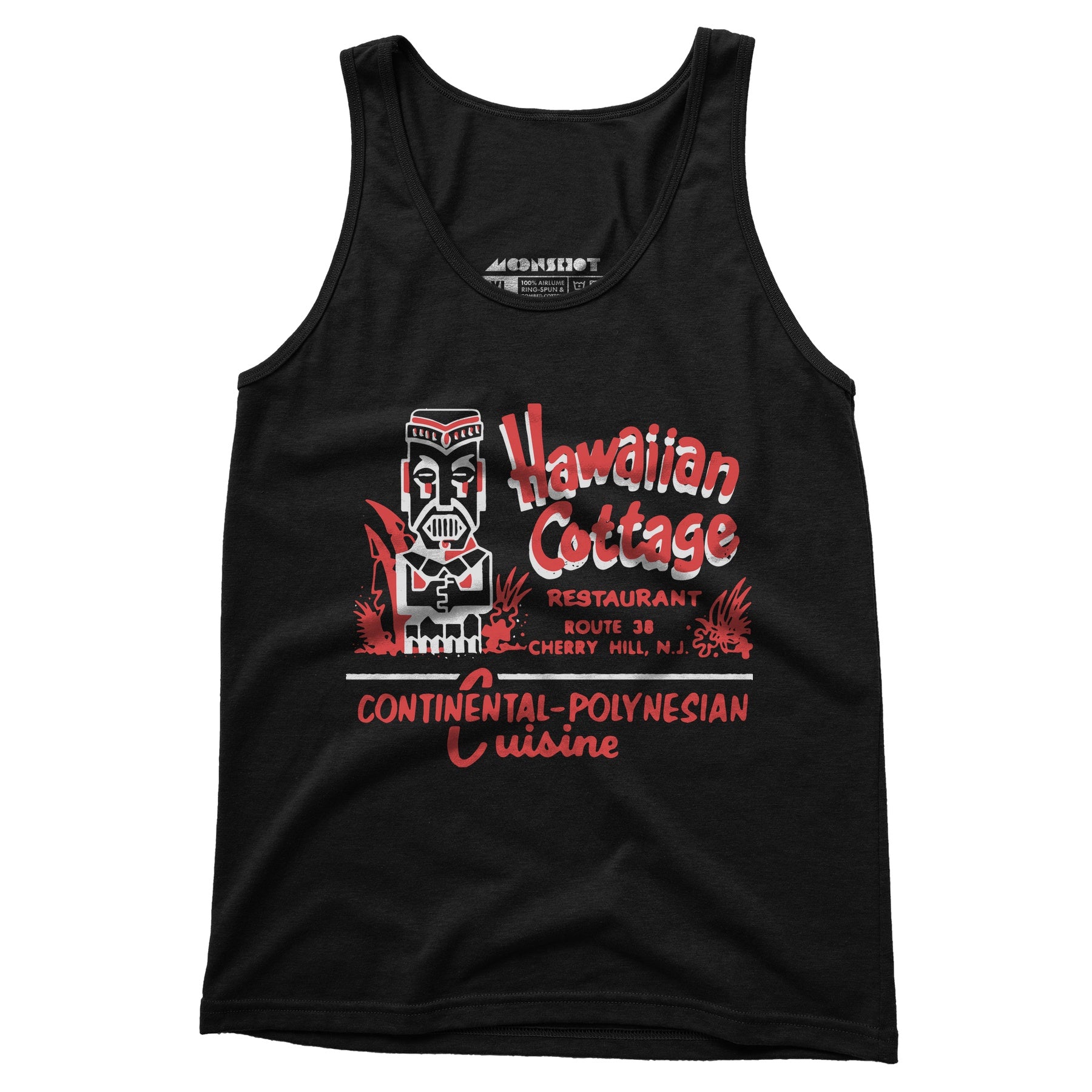 Hawaiian Cottage - Cherry Hill, NJ - Vintage Tiki Bar - Unisex Tank Top