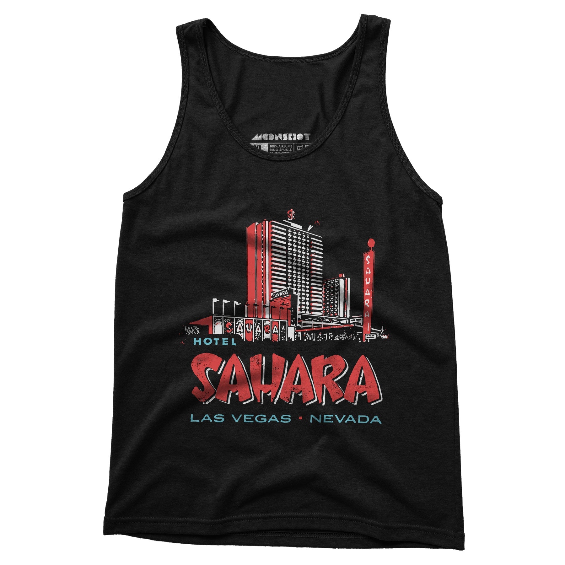Hotel Sahara Exterior - Vintage Las Vegas - Unisex Tank Top