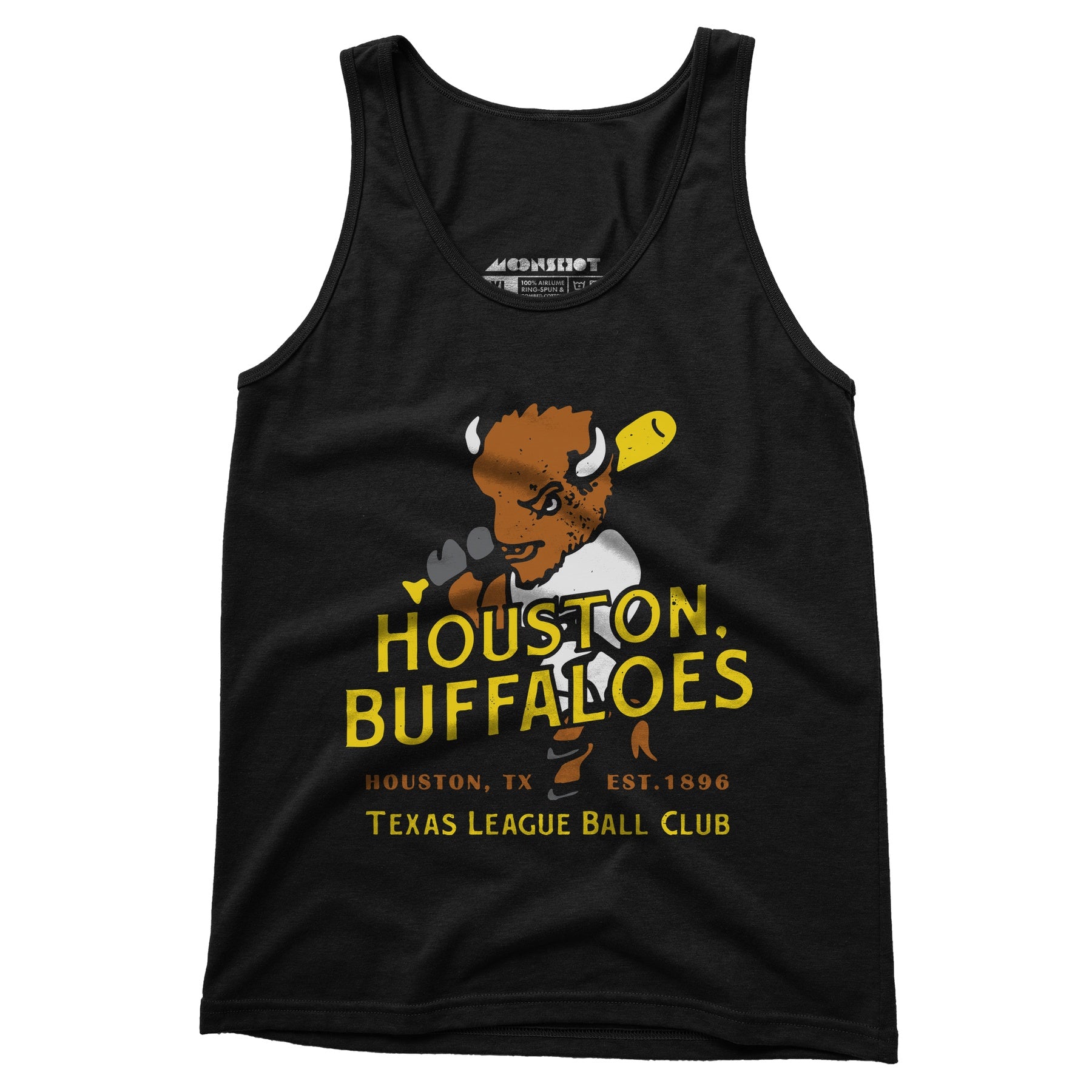 Houston Buffaloes - Texas - Vintage Defunct Baseball Teams - Unisex Tank Top