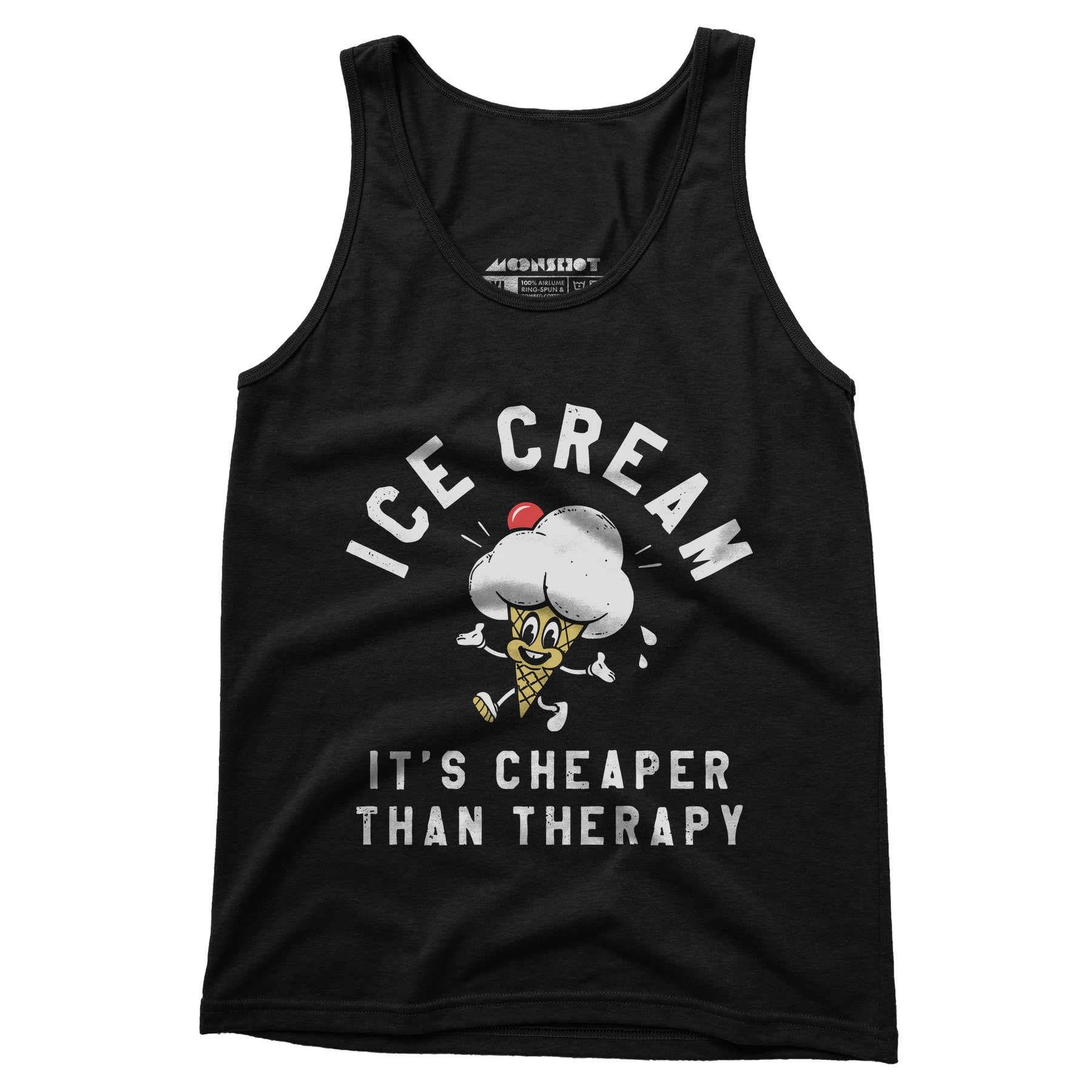 Ice Cream It's Cheaper Than Therapy - Unisex Tank Top