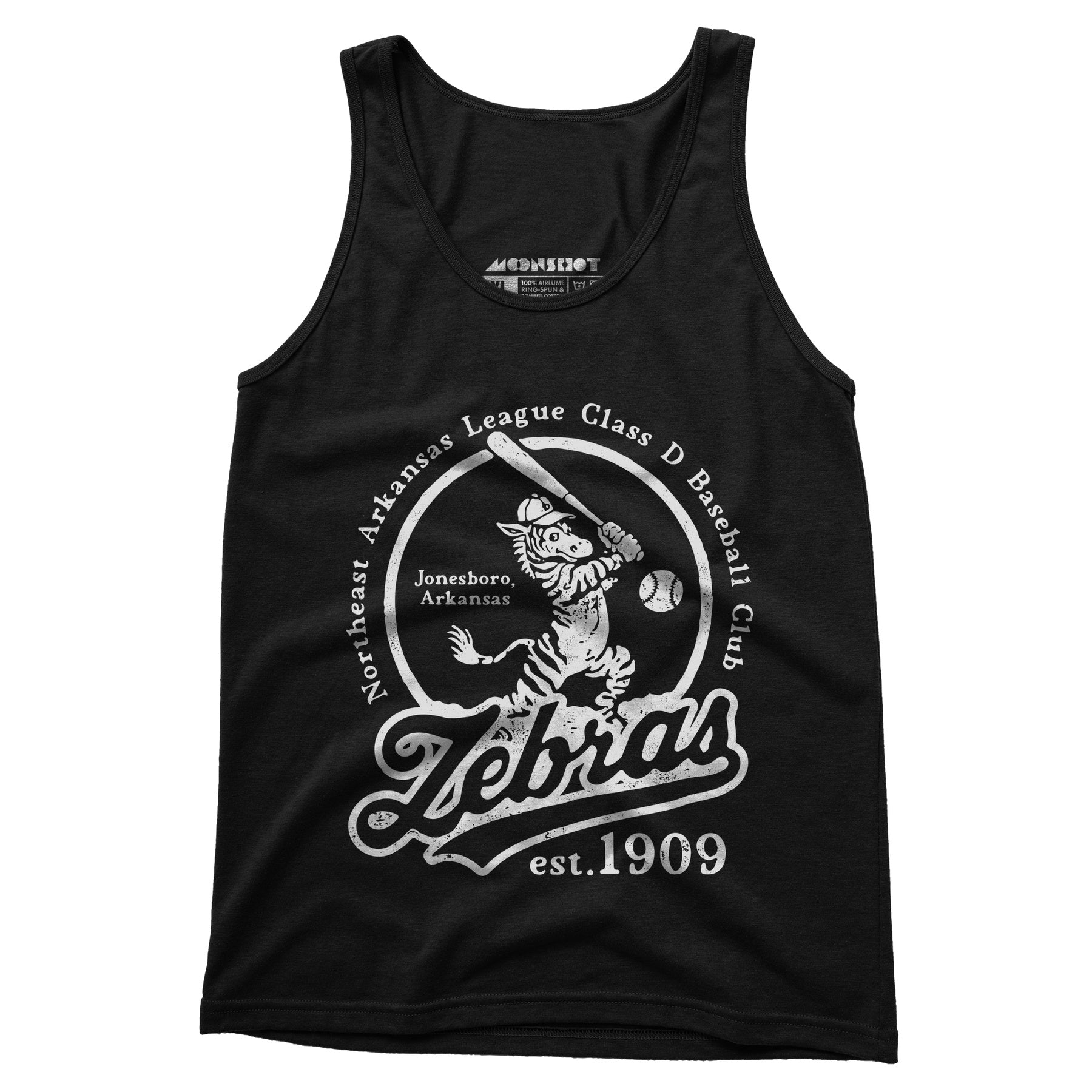 Jonesboro Zebras - Arkansas - Vintage Defunct Baseball Teams - Unisex Tank Top