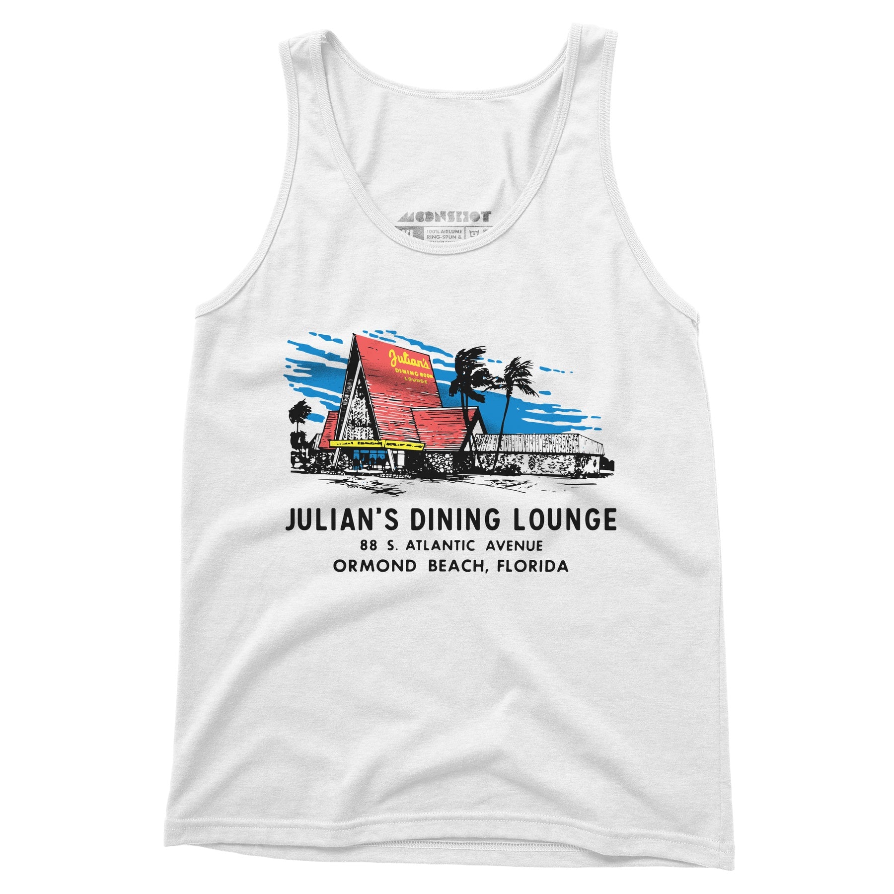 Julian's Dining Lounge - Ormond Beach, FL - Vintage Restaurant - Unisex Tank Top