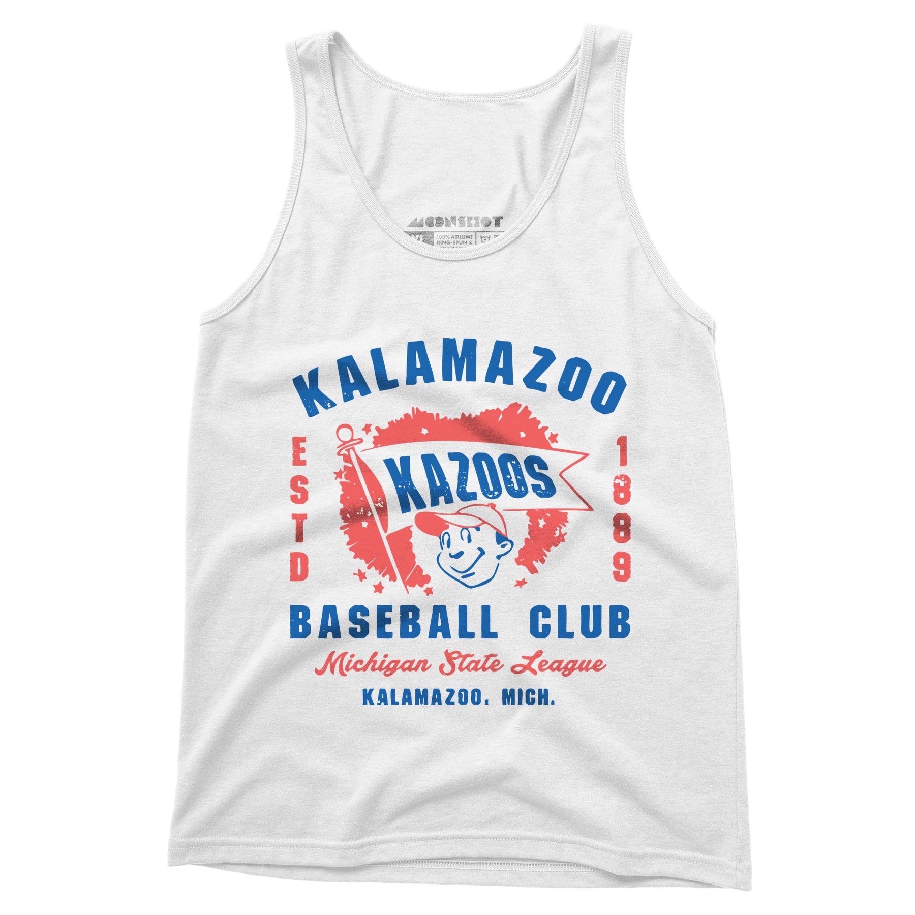 Kalamazoo Kazoos - Michigan - Vintage Defunct Baseball Teams - Unisex Tank Top