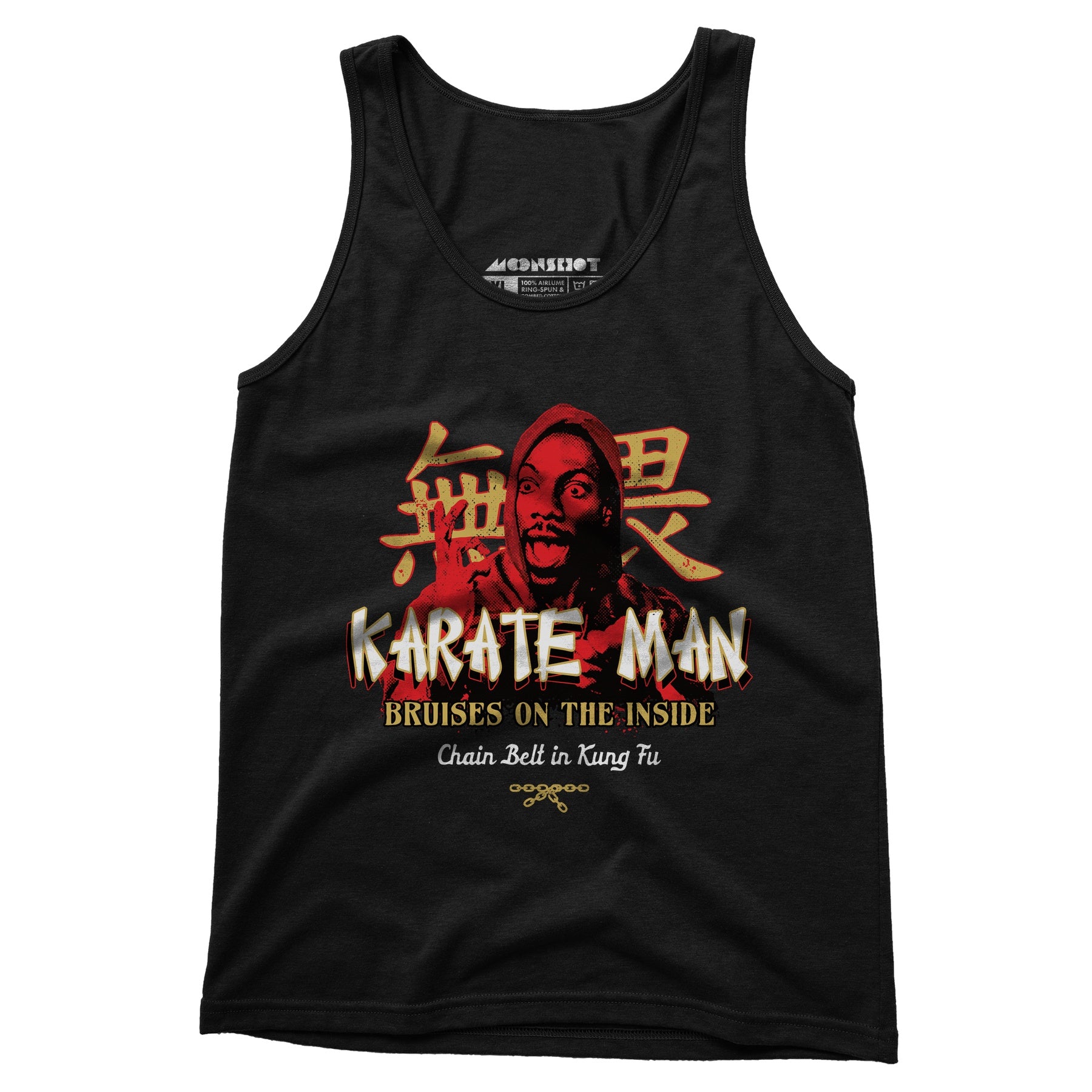 Karate Man - Chain Belt in Kung Fu - Unisex Tank Top