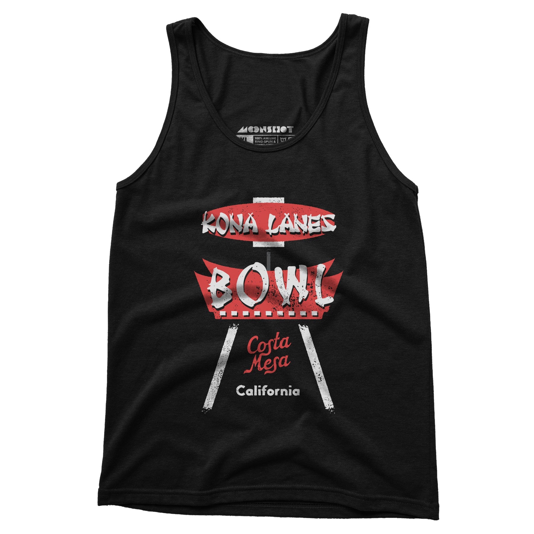 Kona Lanes - Costa Mesa, CA - Vintage Bowling Alley - Unisex Tank Top