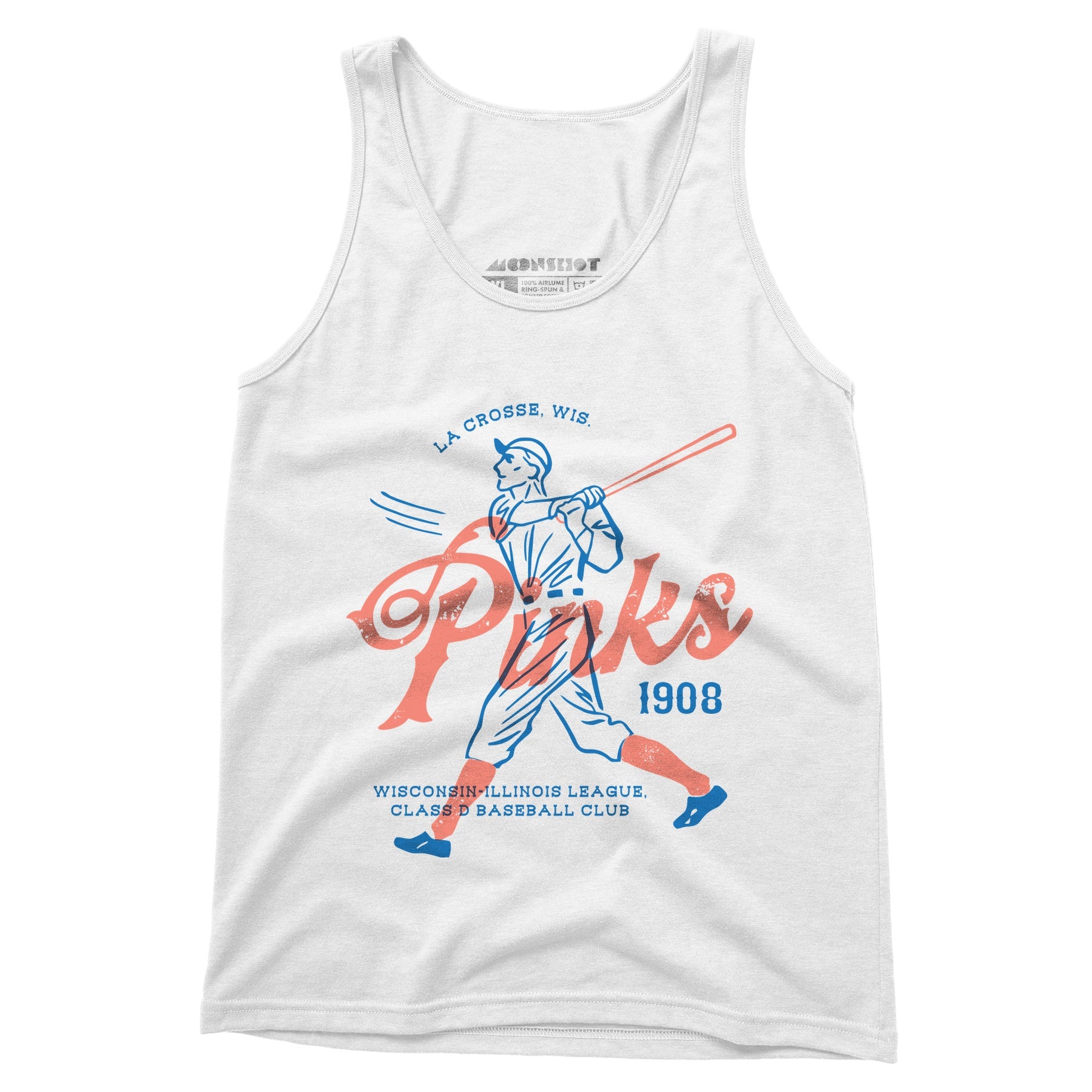 La Crosse Pinks - Wisconsin - Vintage Defunct Baseball Teams - Unisex Tank Top