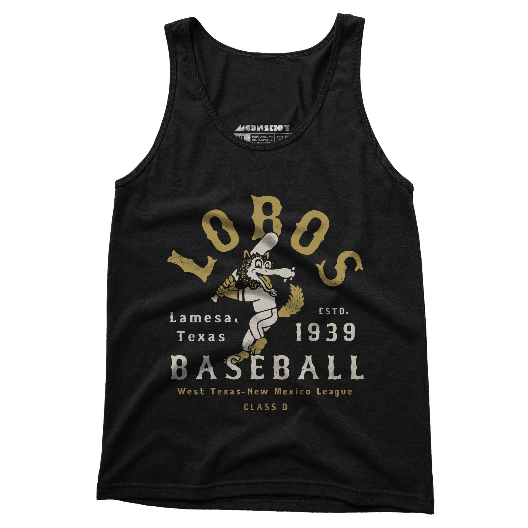 Lamesa Lobos - Texas - Vintage Defunct Baseball Teams - Unisex Tank Top