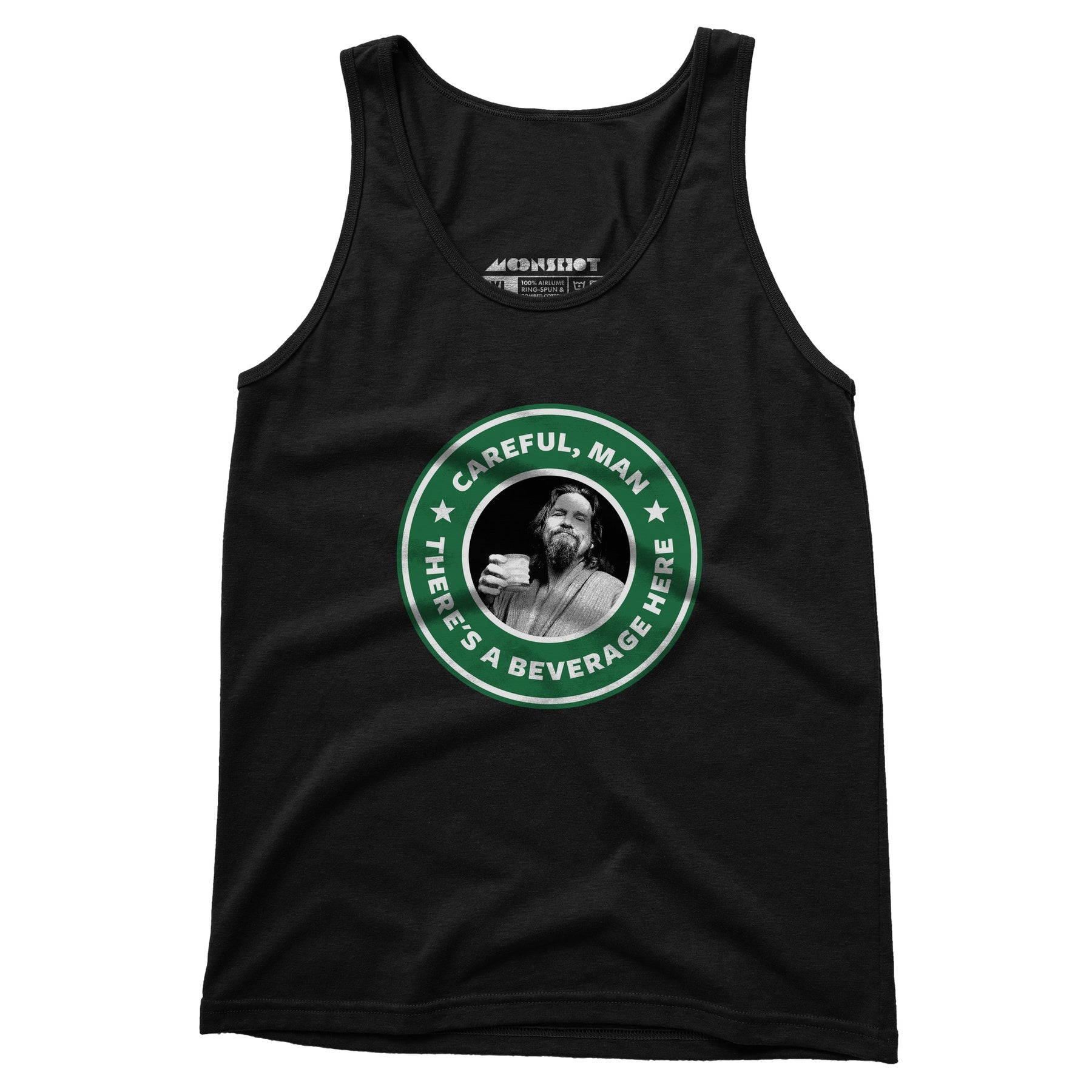 Lebowski - Careful, Man - There's a Beverage Here - Unisex Tank Top