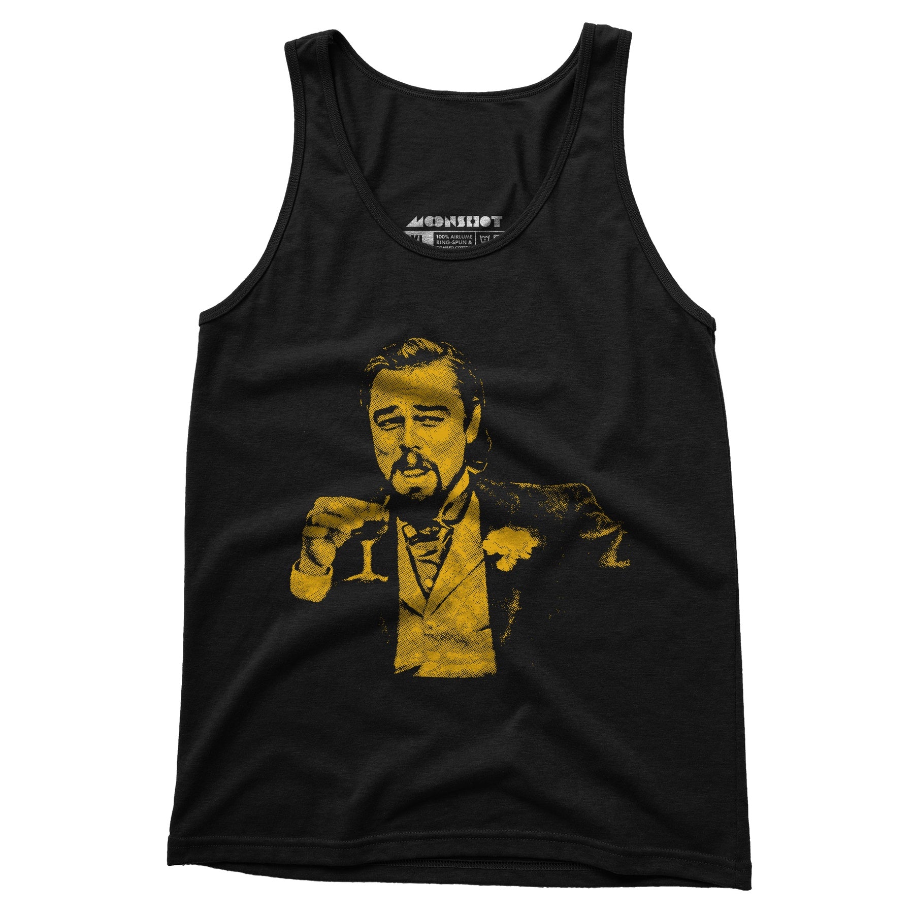 Leonardo DiCaprio Django Laughing Reaction Meme - Unisex Tank Top
