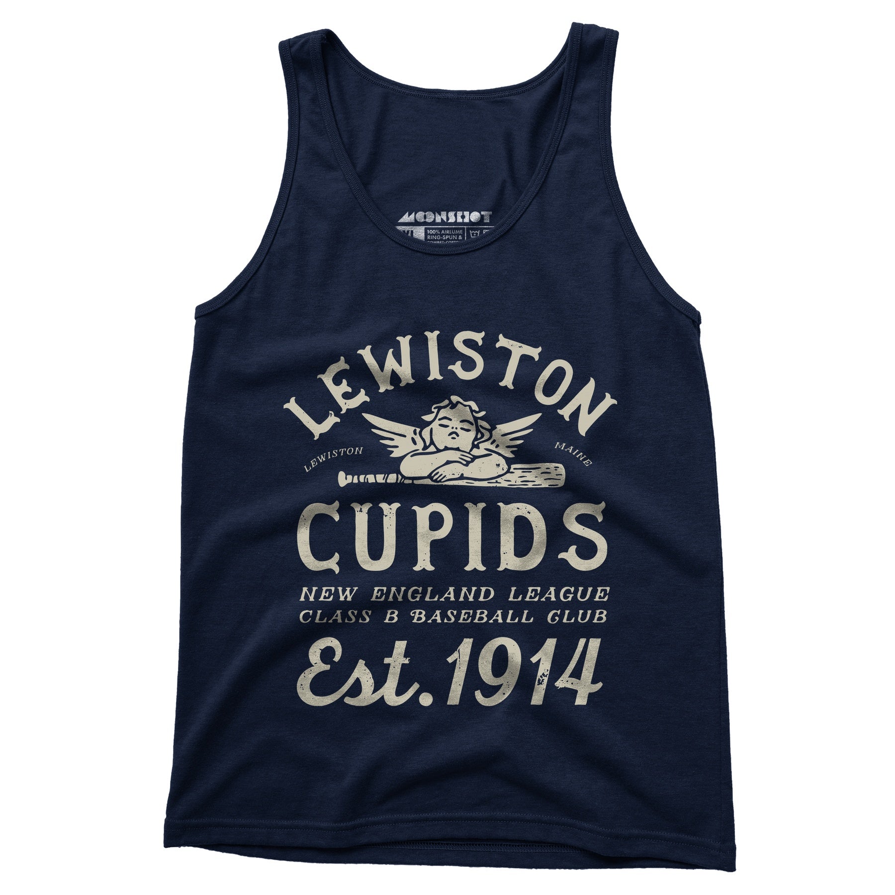 Lewiston Cupids - Maine - Vintage Defunct Baseball Teams - Unisex Tank Top