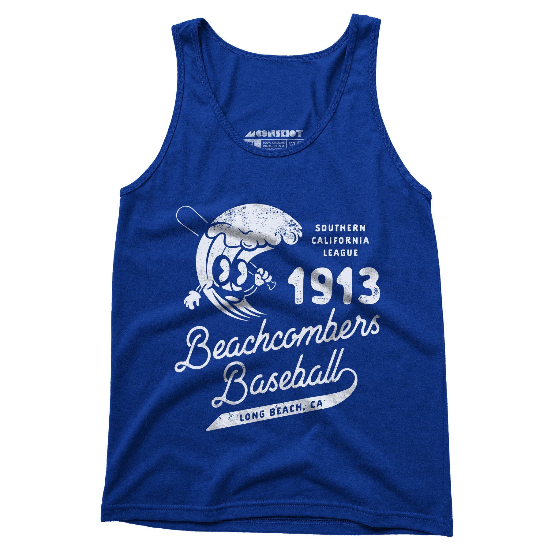 Long Beach Beachcombers - California - Vintage Defunct Baseball Teams - Unisex Tank Top