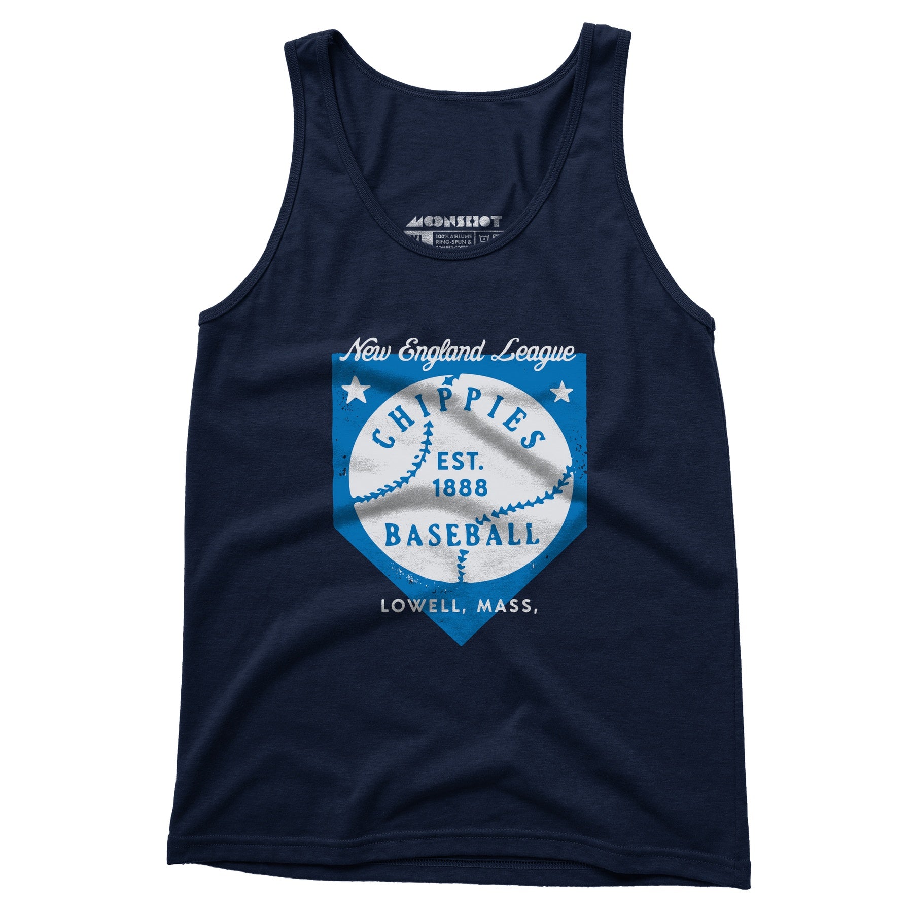 Lowell Chippies - Massachusetts - Vintage Defunct Baseball Teams - Unisex Tank Top