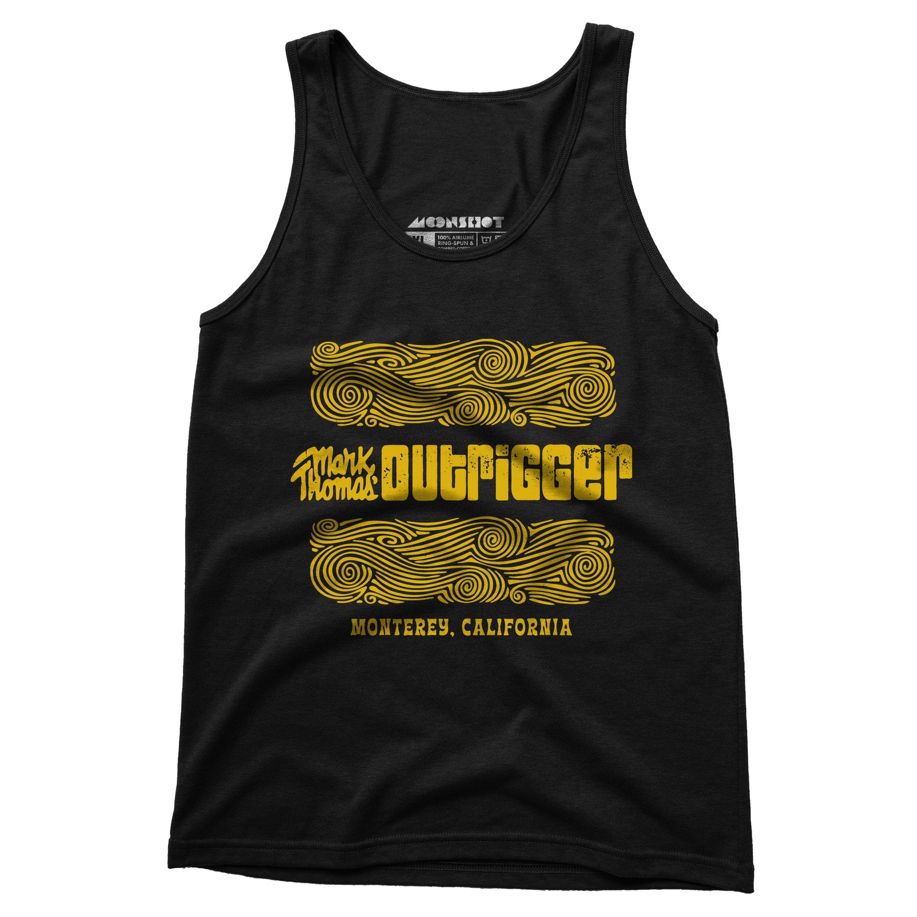Mark Thomas Outrigger - Monterey, CA - Vintage Tiki Bar - Unisex Tank Top