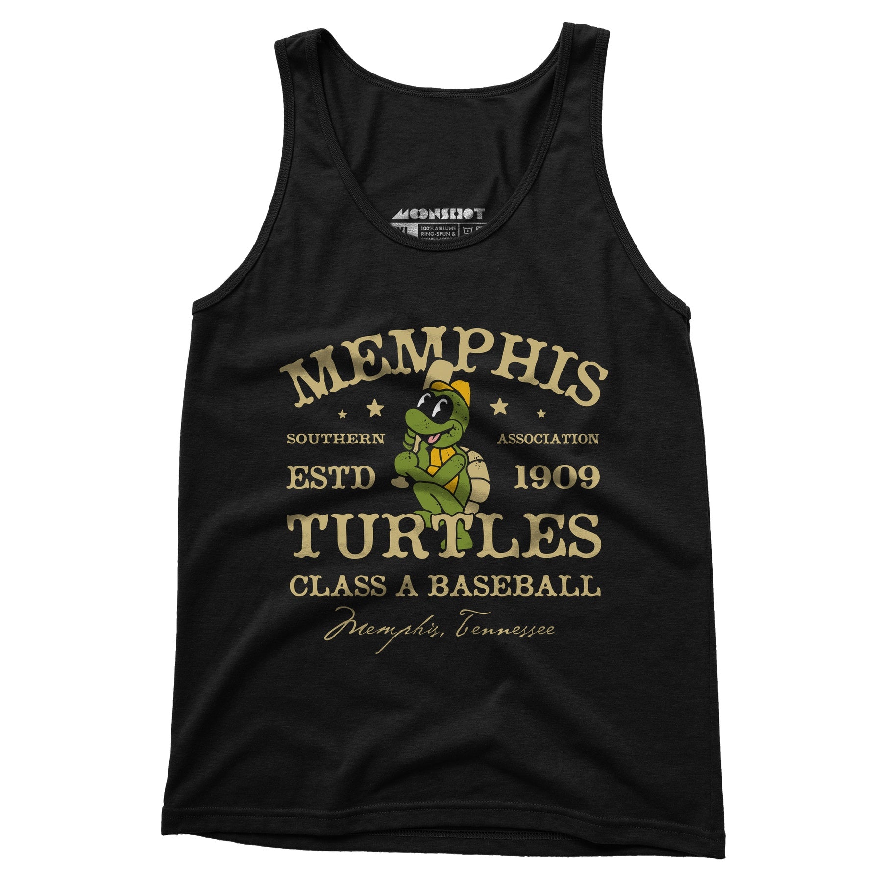 Memphis Turtles - Tennessee - Vintage Defunct Baseball Teams - Unisex Tank Top