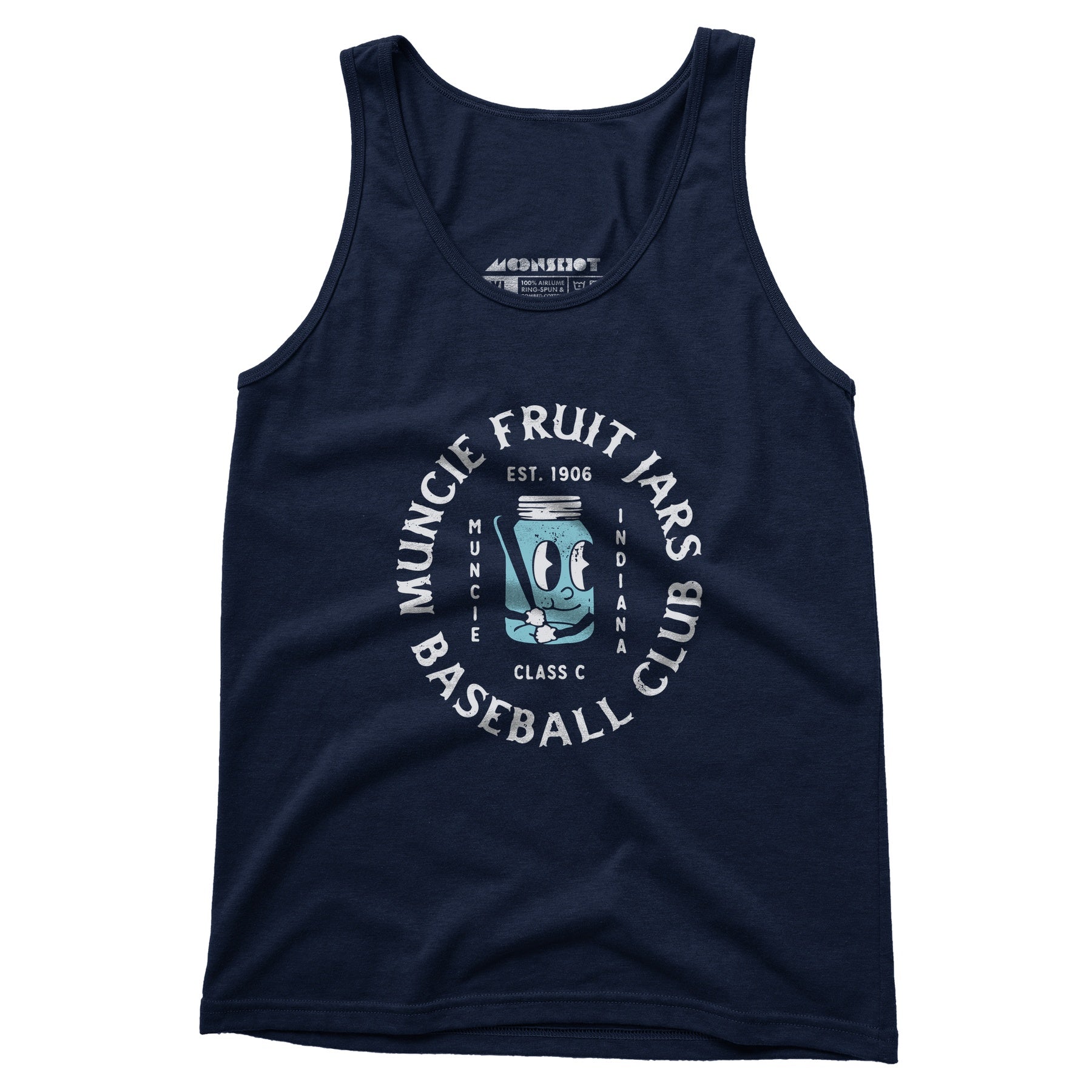 Muncie Fruit Jars - Indiana - Vintage Defunct Baseball Teams - Unisex Tank Top