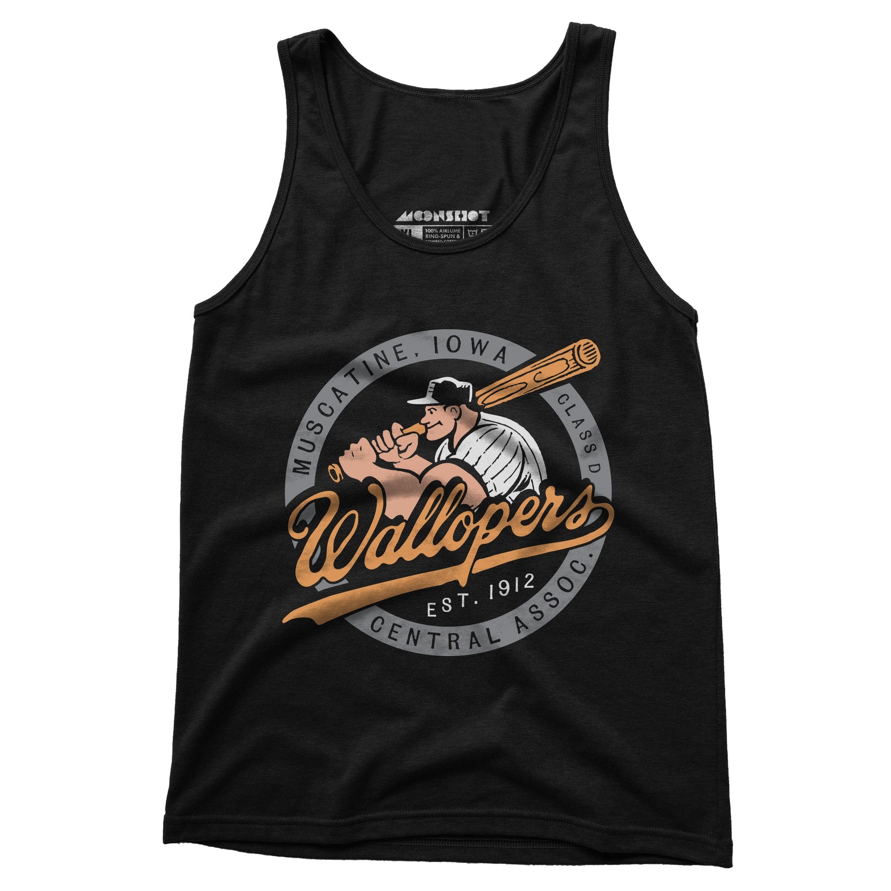 Muscatine Wallopers - Iowa  - Vintage Defunct Baseball Teams - Unisex Tank Top