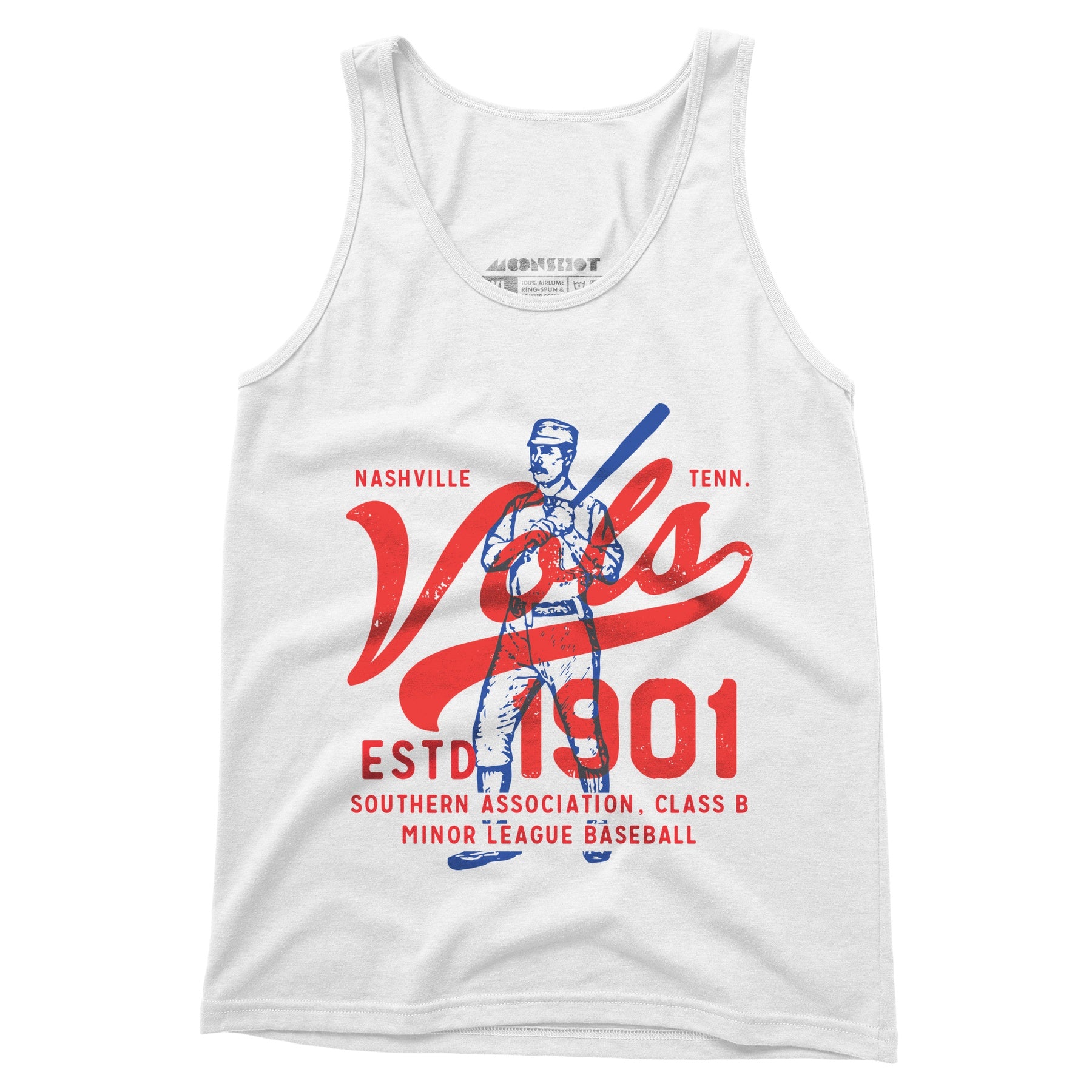 Nashville Vols - Tennessee - Vintage Defunct Baseball Teams - Unisex Tank Top