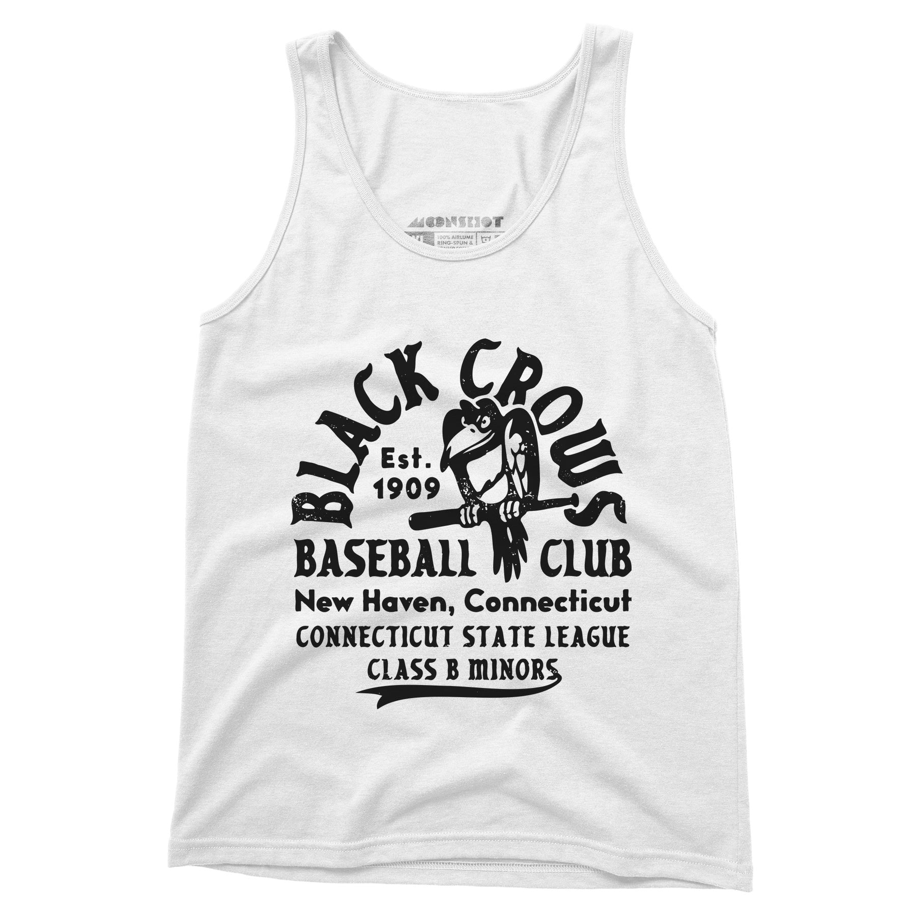 New Haven Black Crows - Connecticut - Vintage Defunct Baseball Teams - Unisex Tank Top