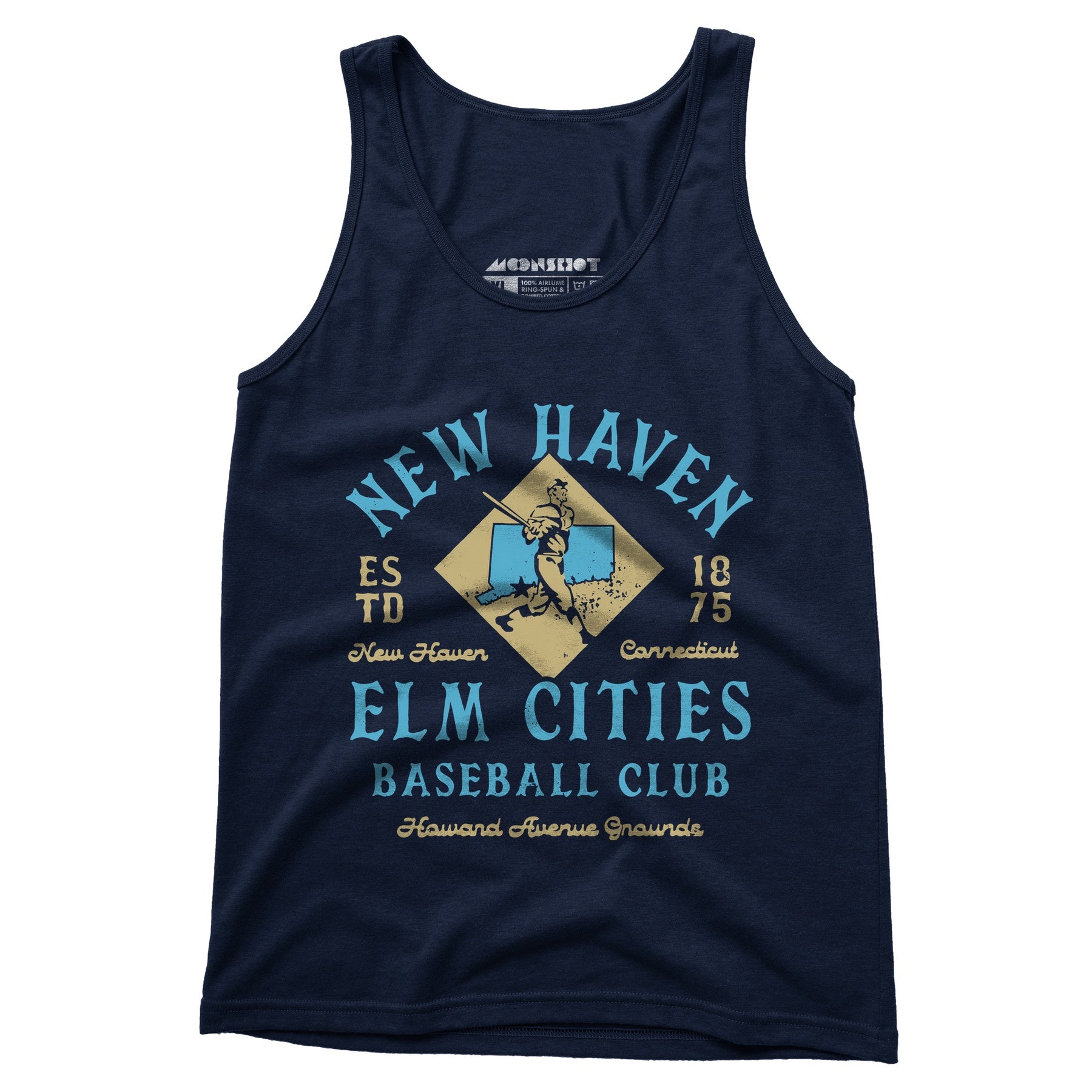 New Haven Elm Cities - Connecticut - Vintage Defunct Baseball Teams - Unisex Tank Top