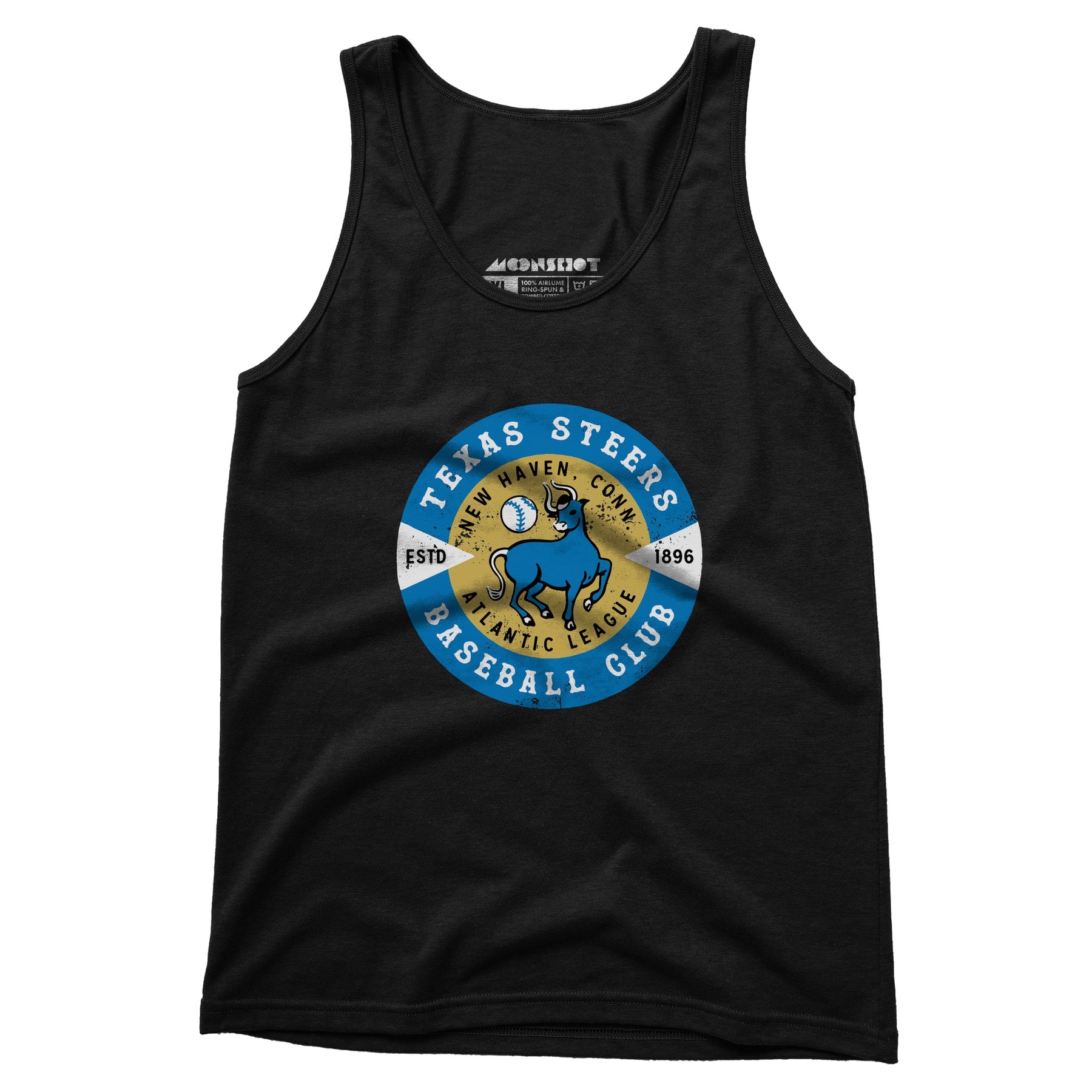 New Haven Texas Steers - Connecticut - Vintage Defunct Baseball Teams - Unisex Tank Top