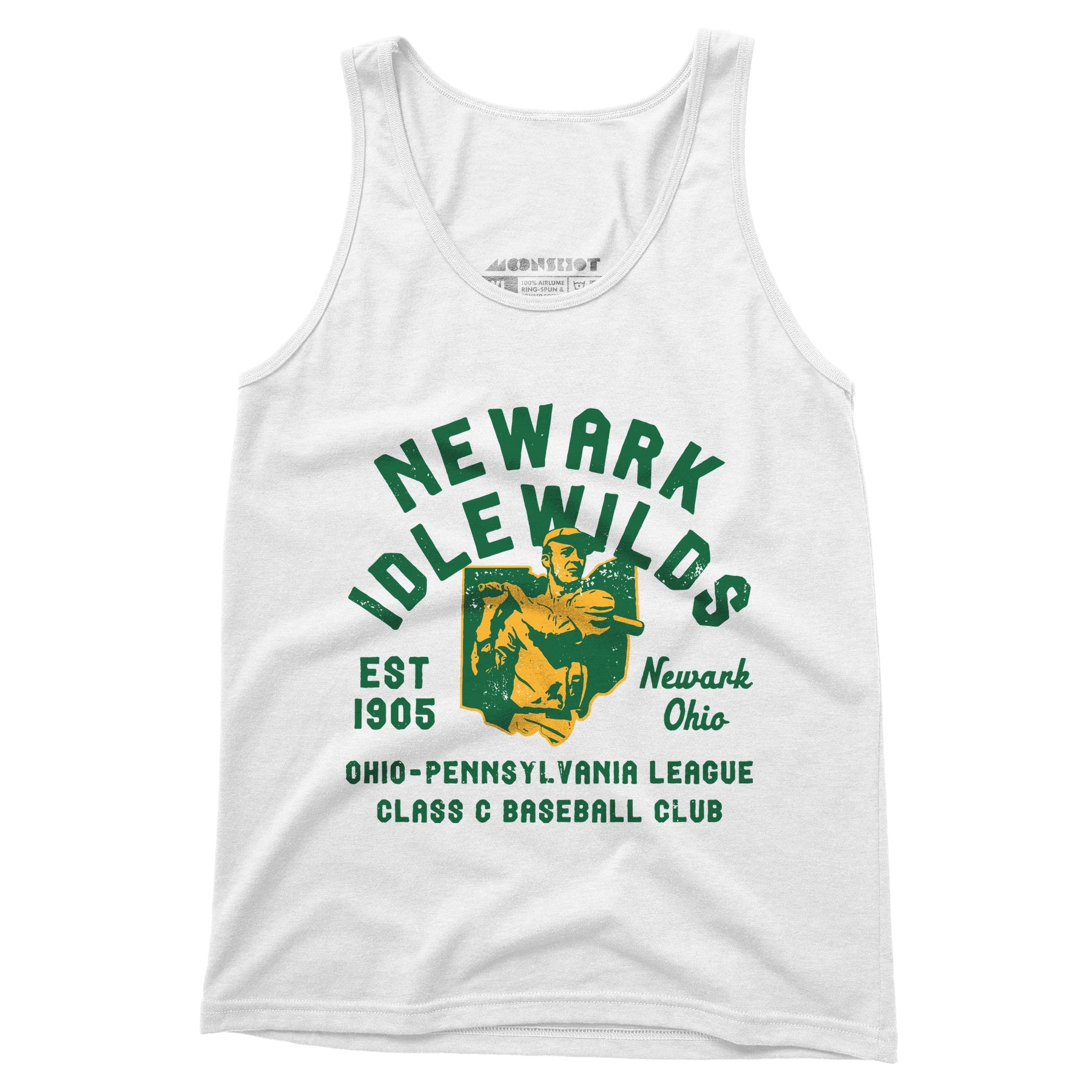 Newark Idlewilds - Ohio - Vintage Defunct Baseball Teams - Unisex Tank Top