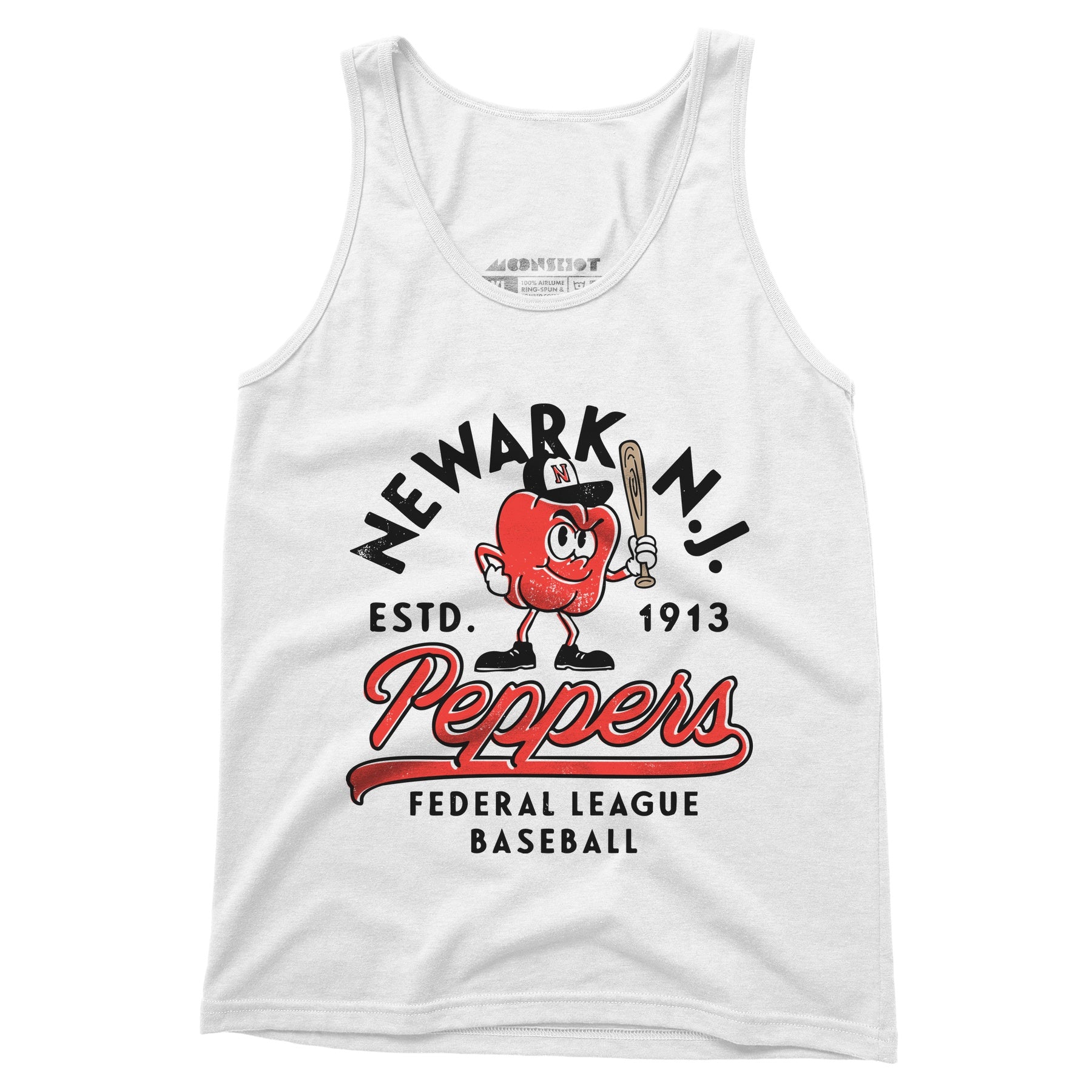 Newark Peppers - New Jersey - Vintage Defunct Baseball Teams - Unisex Tank Top