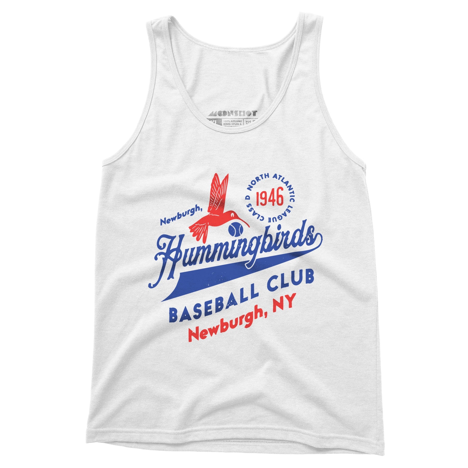 Newburgh Hummingbirds - New York - Vintage Defunct Baseball Teams - Unisex Tank Top