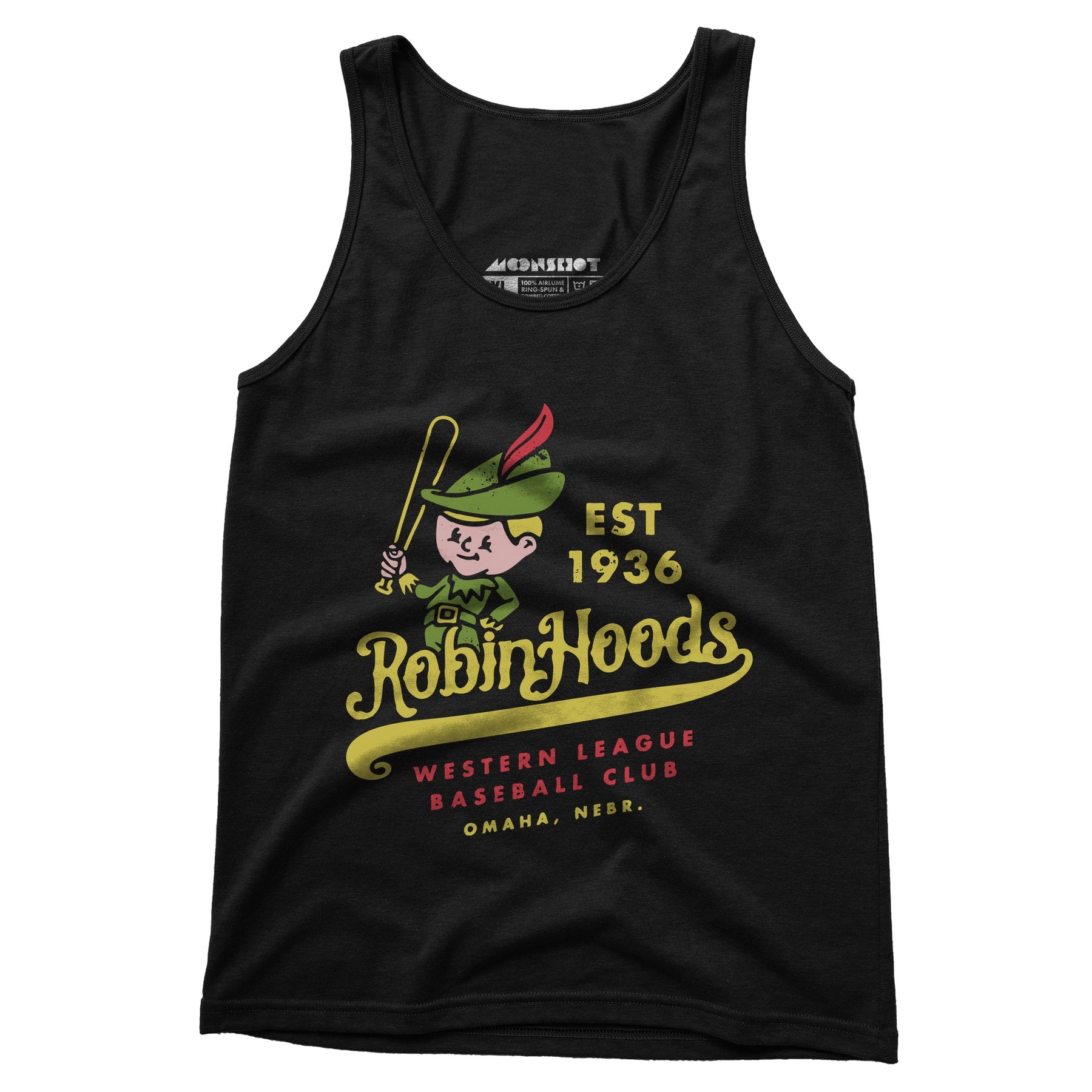 Omaha Robin Hoods - Nebraska - Vintage Defunct Baseball Teams - Unisex Tank Top