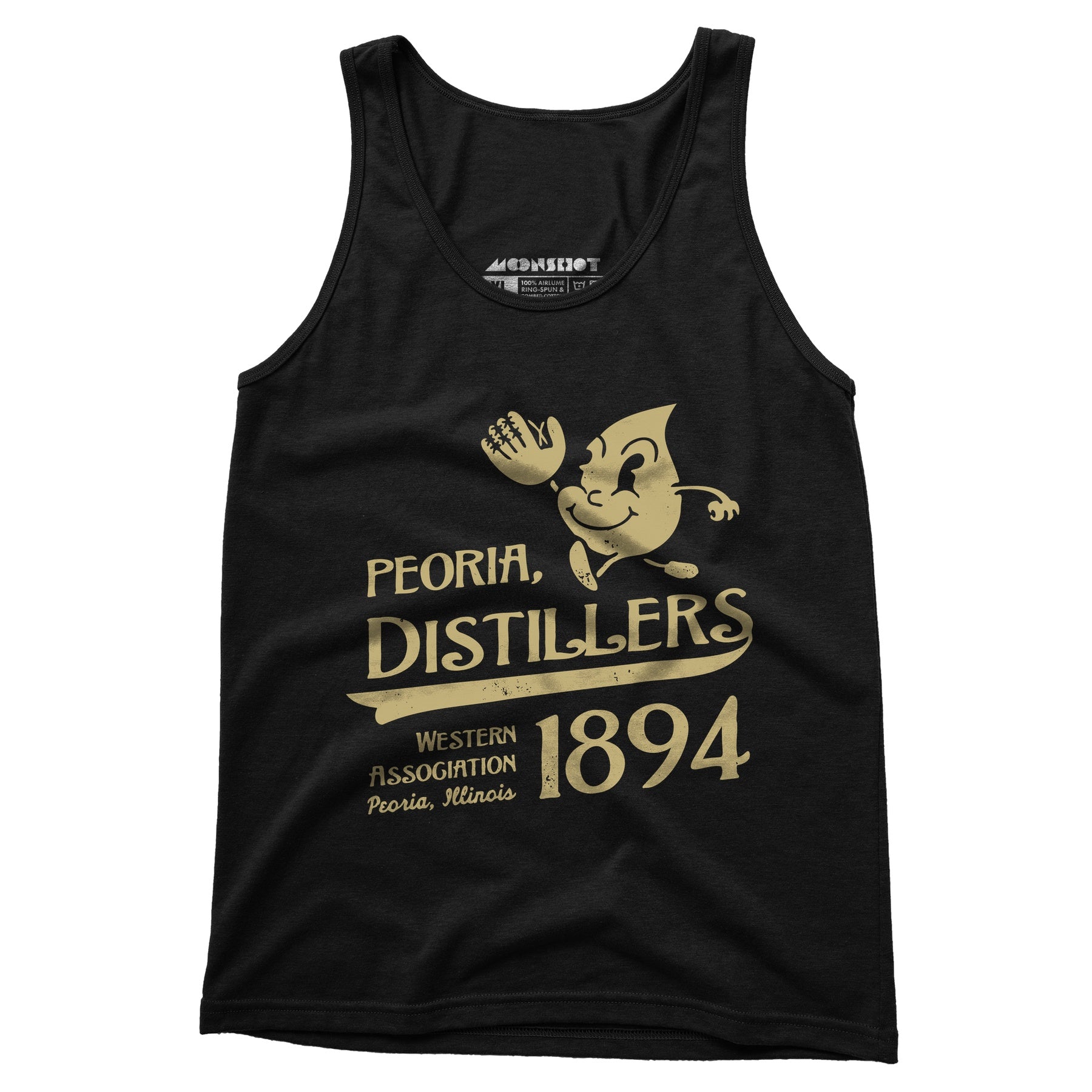 Peoria Distillers - Illinois - Vintage Defunct Baseball Teams - Unisex Tank Top