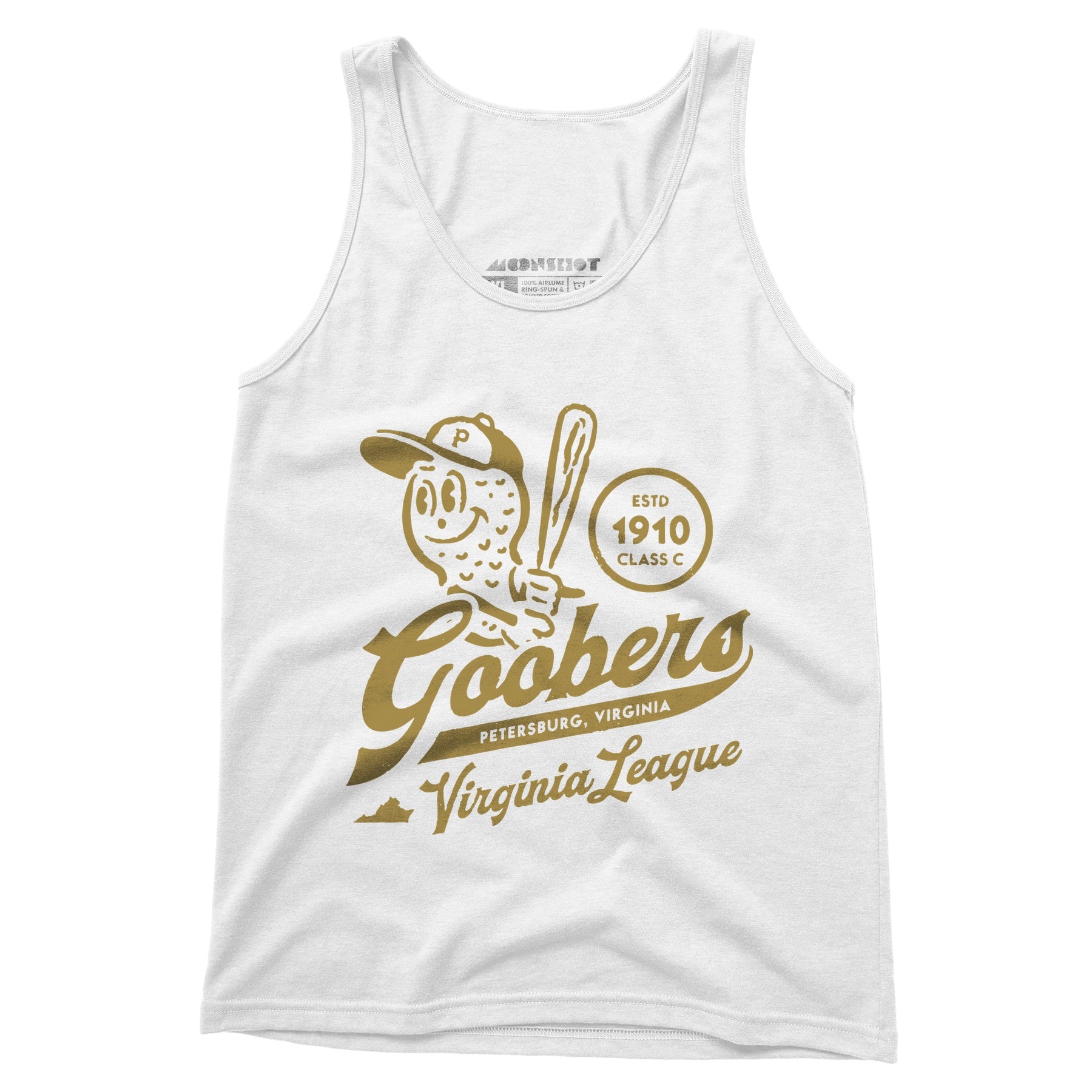 Petersburg Goobers - Virginia - Vintage Defunct Baseball Teams - Unisex Tank Top