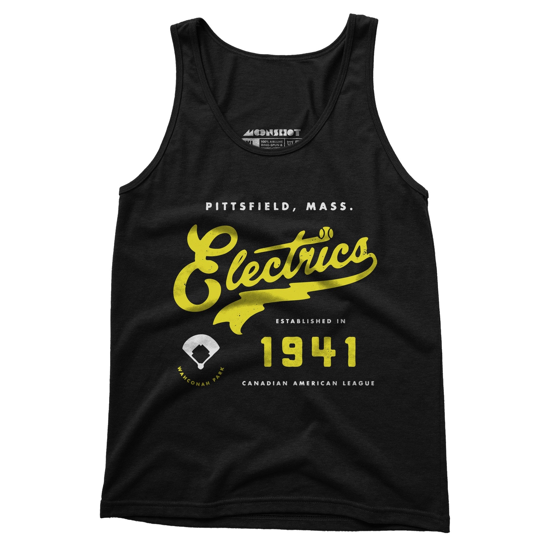 Pittsfield Electrics - Massachusetts - Vintage Defunct Baseball Teams - Unisex Tank Top