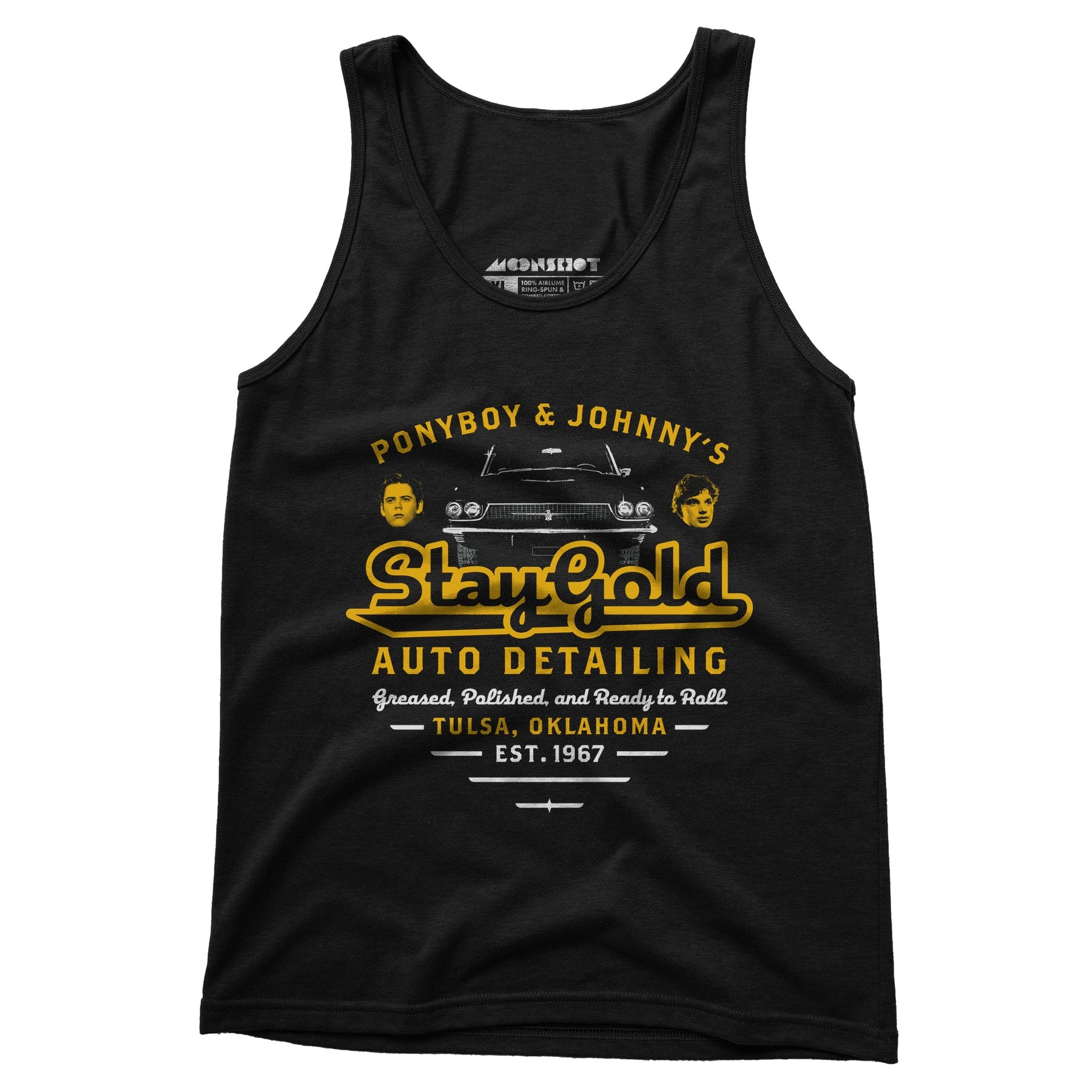 Ponyboy & Johnny's Stay Gold Auto Detailing - Unisex Tank Top