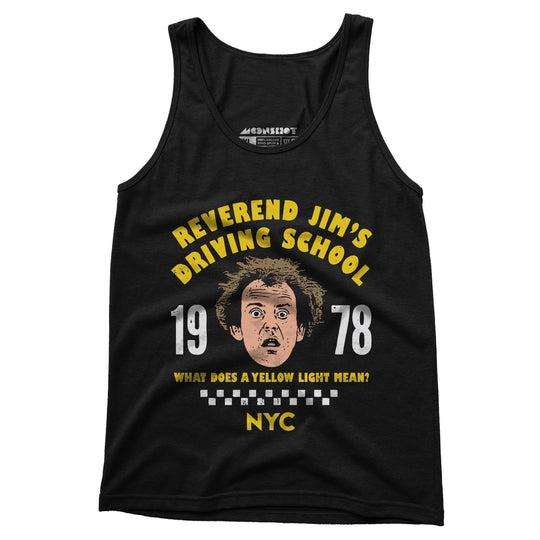 Reverend Jim's Driving School - Unisex Tank Top