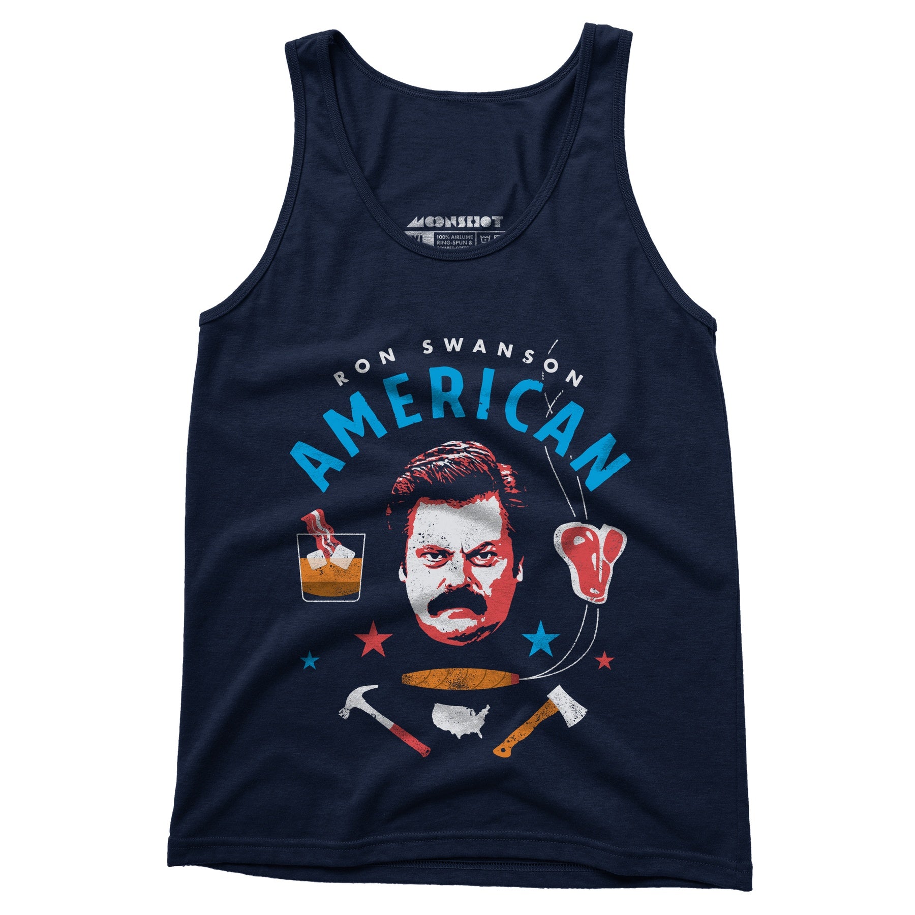 Ron Swanson American - Unisex Tank Top
