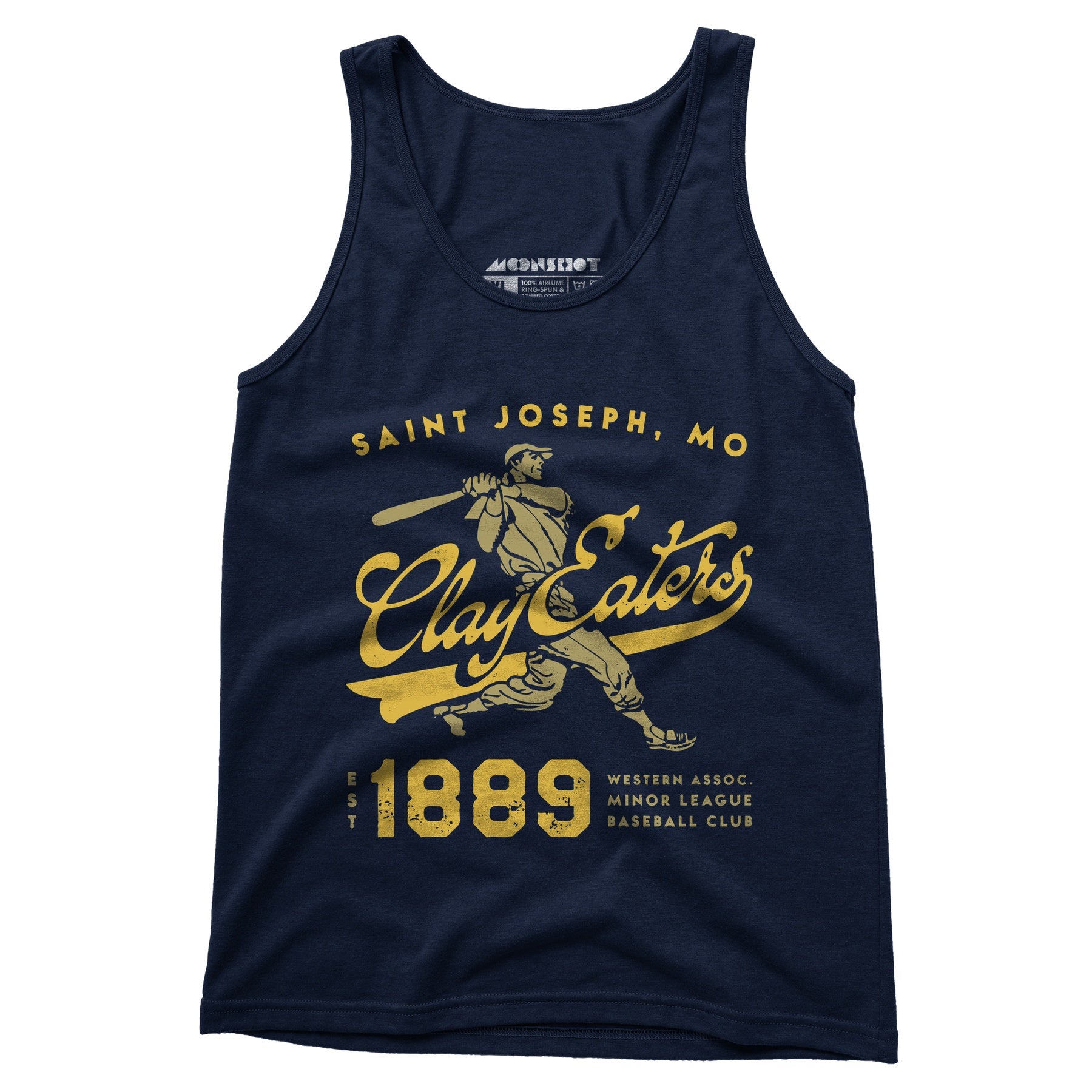 Saint Joseph Clay Eaters - Missouri - Vintage Defunct Baseball Teams - Unisex Tank Top