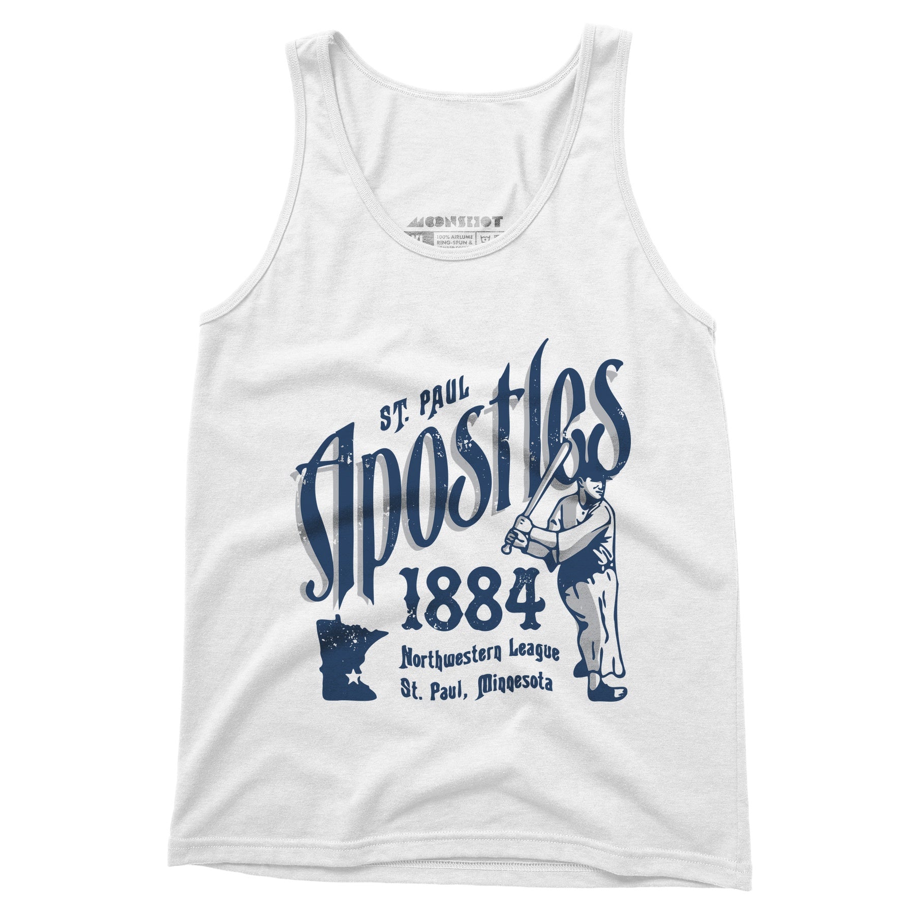 Saint Paul Apostles - Minnesota - Vintage Defunct Baseball Teams - Unisex Tank Top