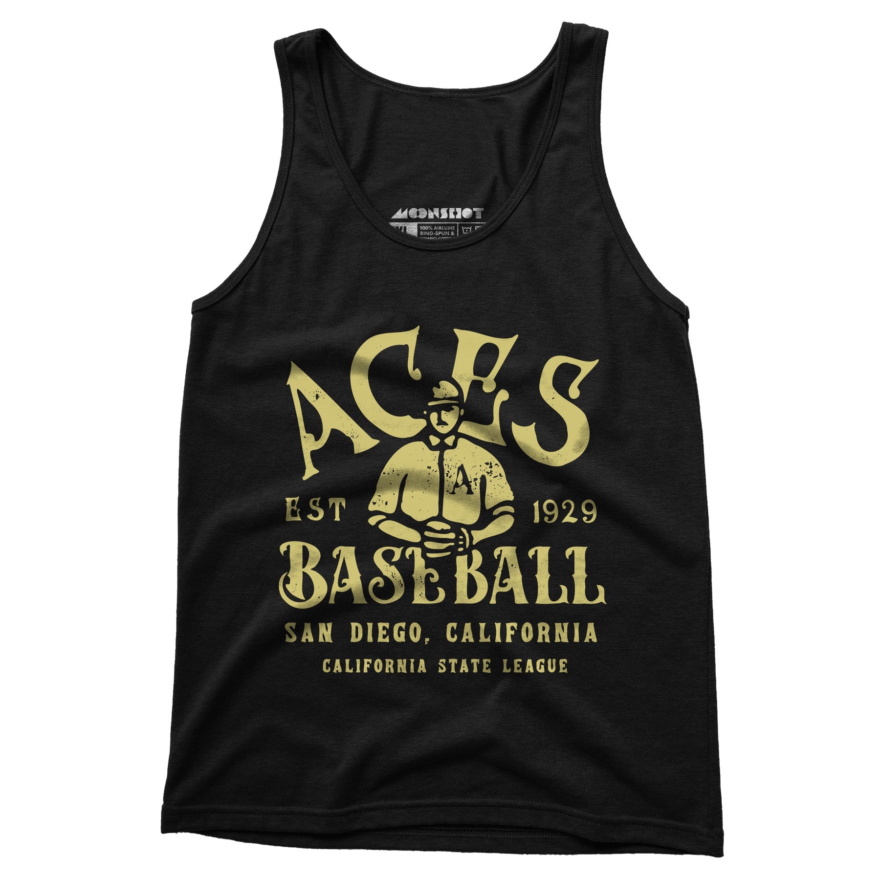 San Diego Aces - California - Vintage Defunct Baseball Teams - Unisex Tank Top
