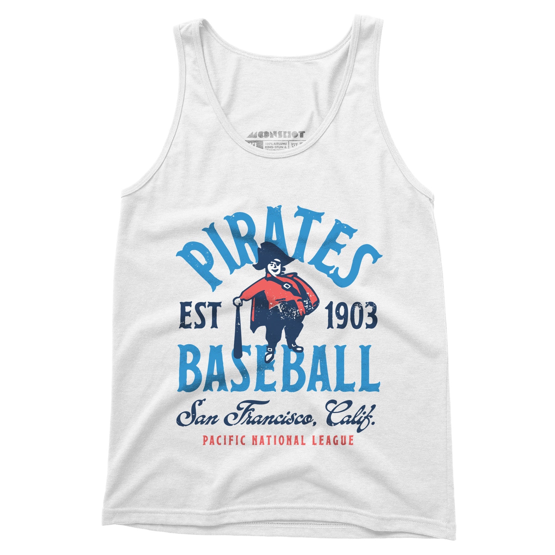 San Francisco Pirates - California - Vintage Defunct Baseball Teams - Unisex Tank Top