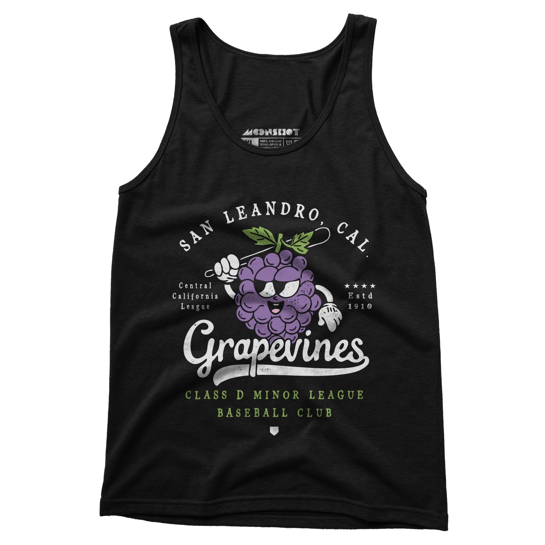 San Leandro Grapevines - California - Vintage Defunct Baseball Teams - Unisex Tank Top