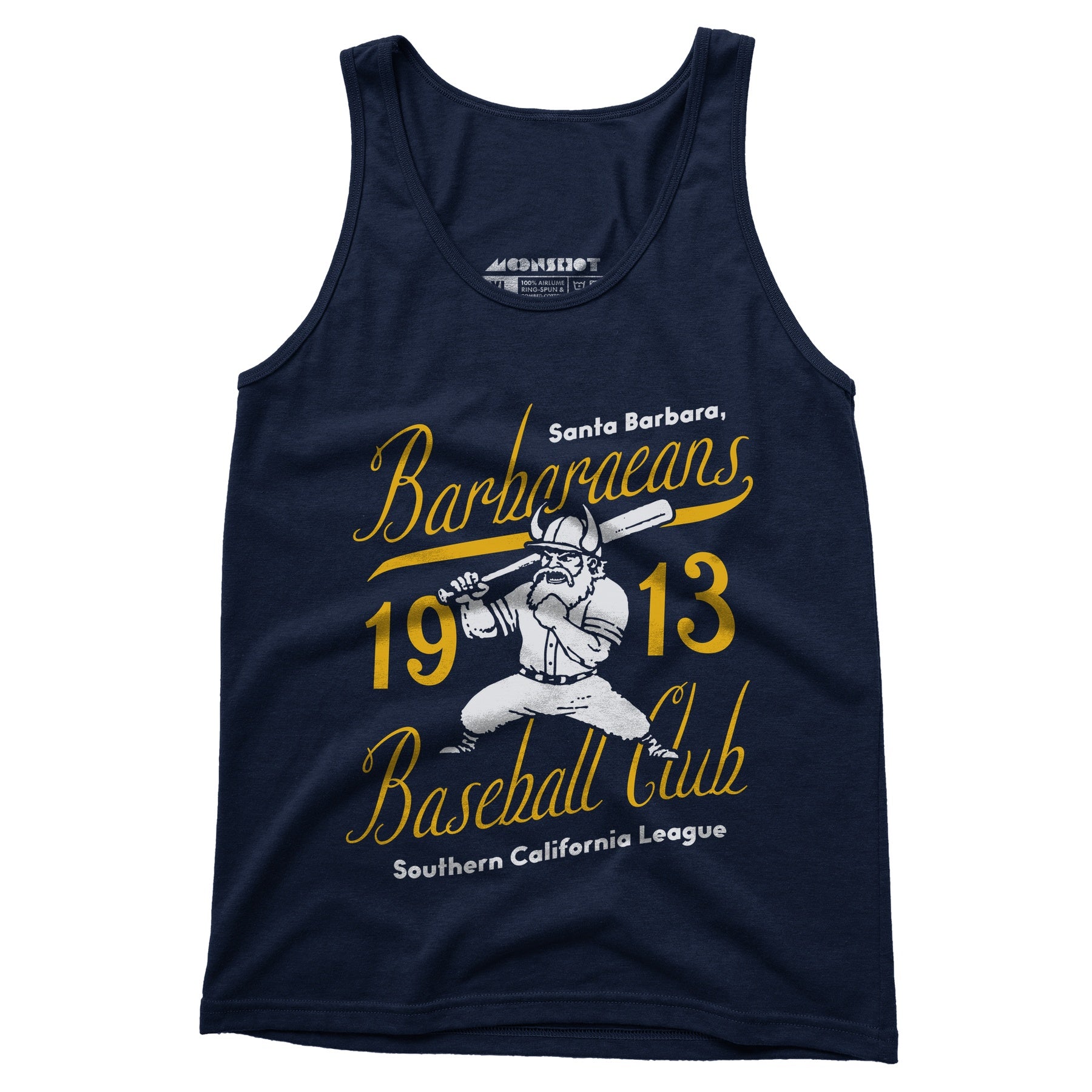 Santa Barbara Barbaraeans - California - Vintage Defunct Baseball Teams - Unisex Tank Top