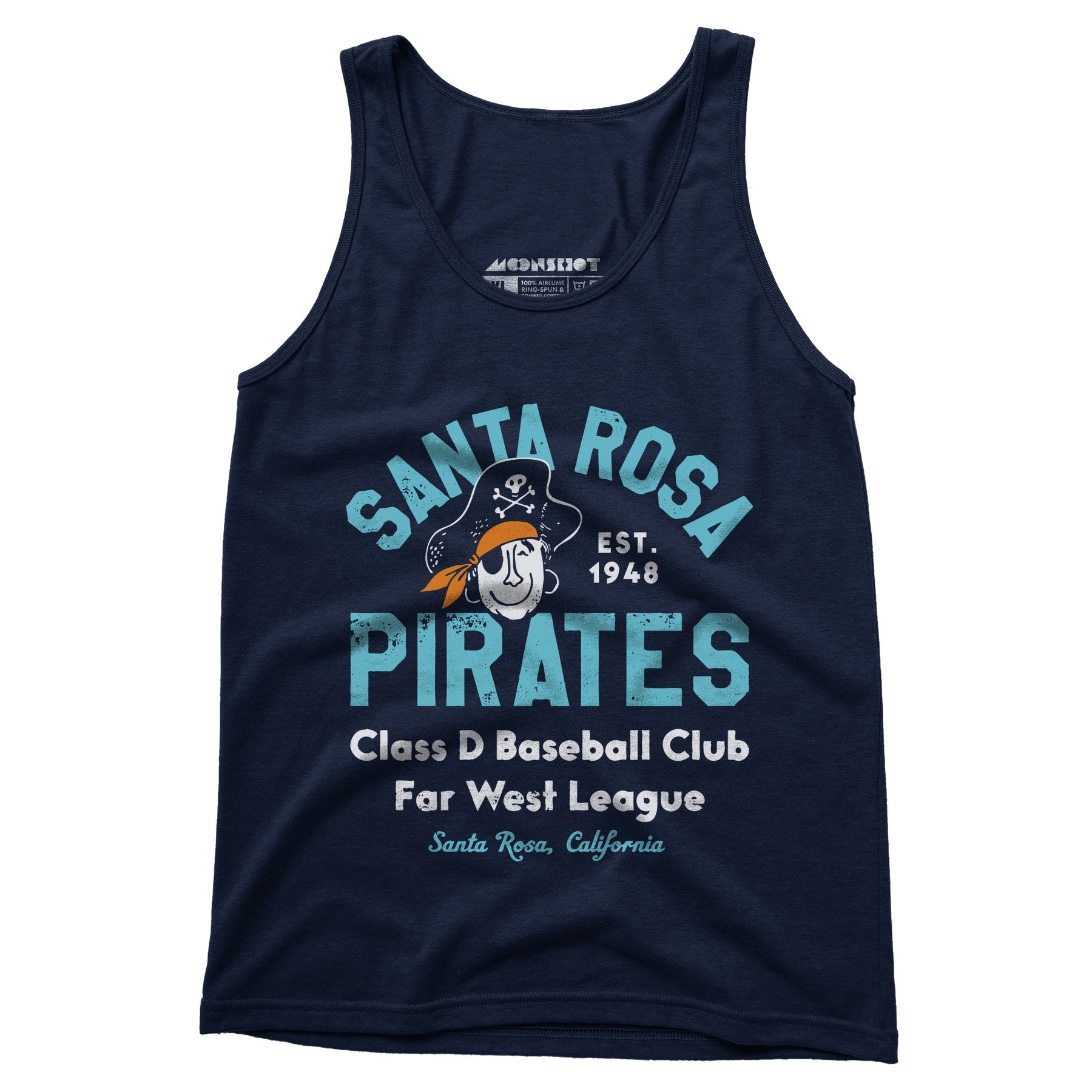 Santa Rosa Pirates - California - Vintage Defunct Baseball Teams - Unisex Tank Top
