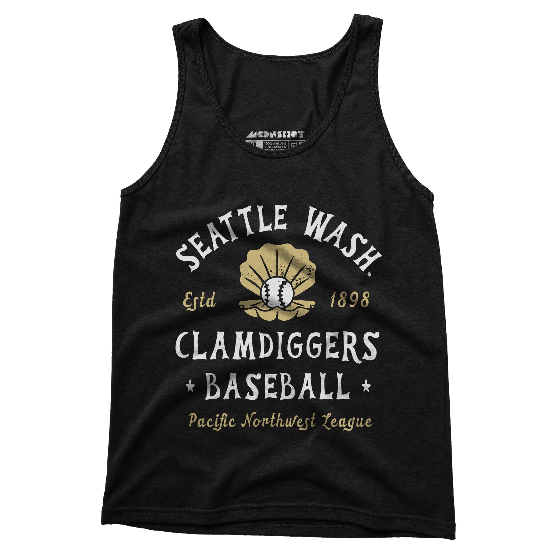 Seattle Clamdiggers - Washington - Vintage Defunct Baseball Teams - Unisex Tank Top